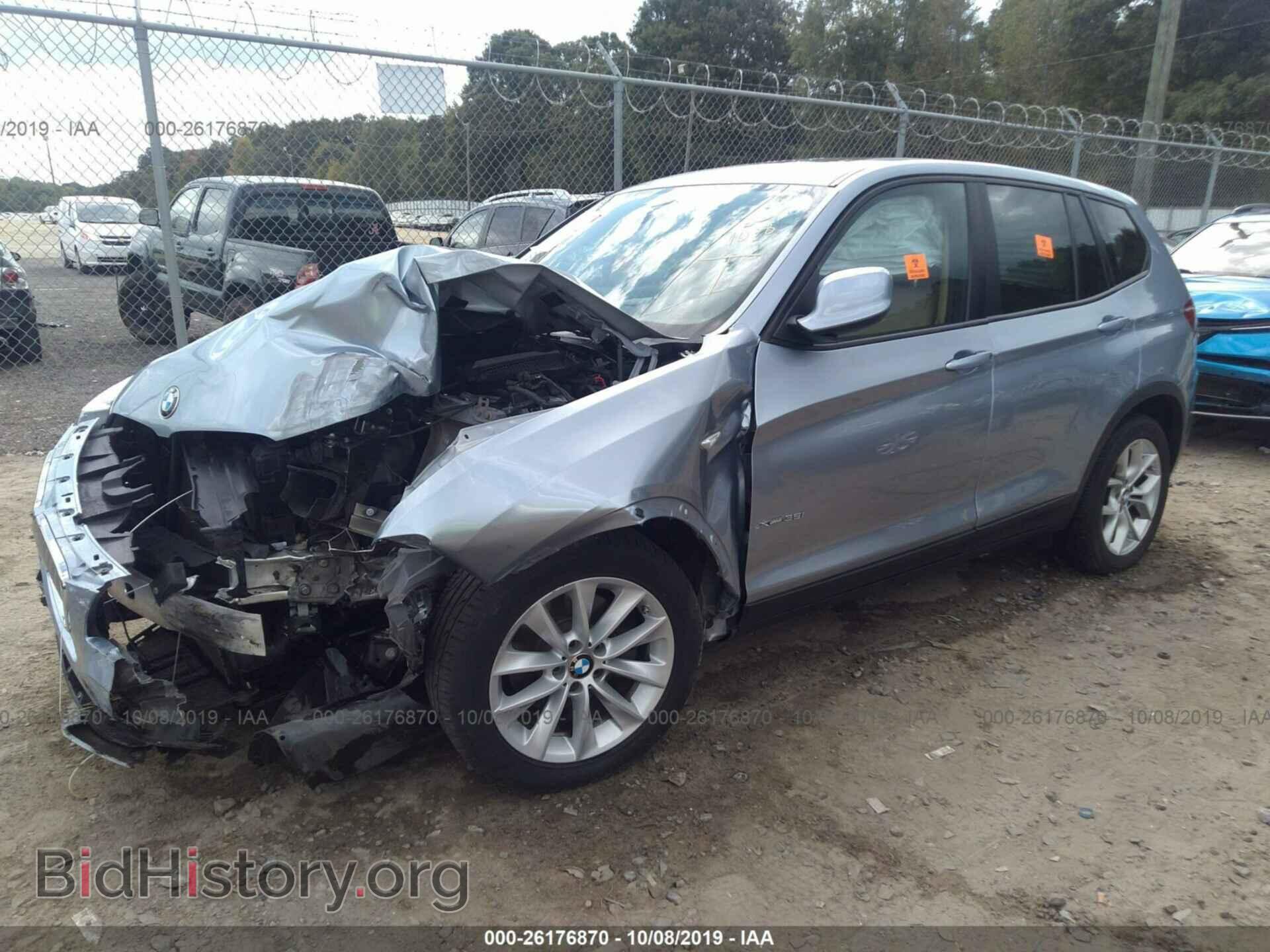 2012 BMW X3 - VIN: 5UXWX7C52CL736932 - Фото 2