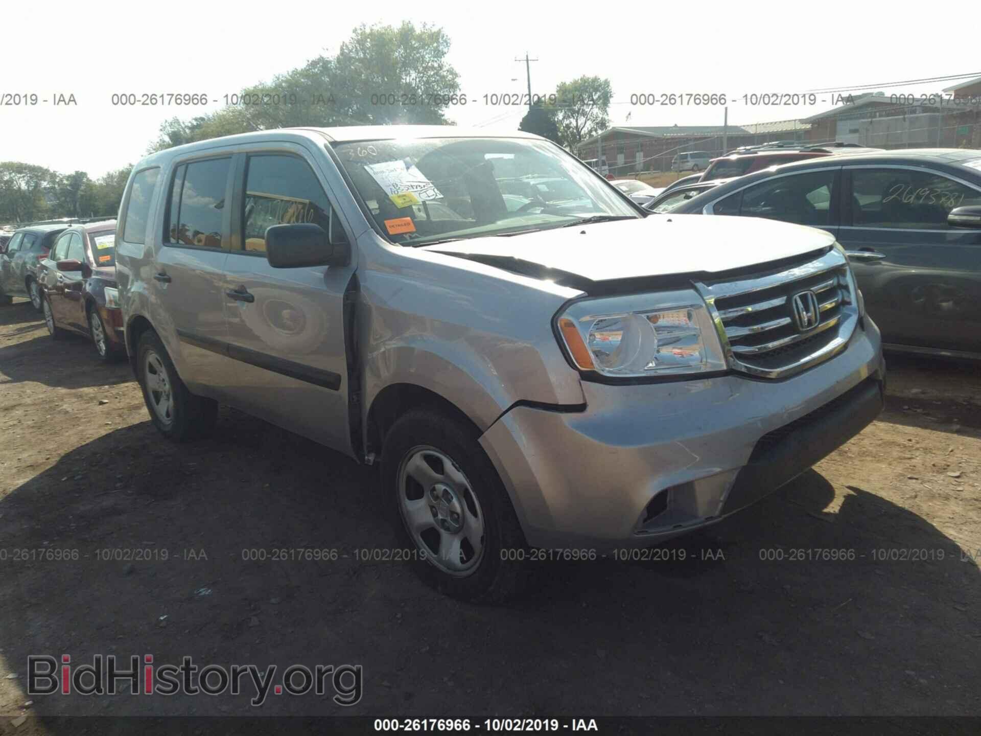 Фотография 5FNYF4H2XDB028507 - HONDA PILOT 2013