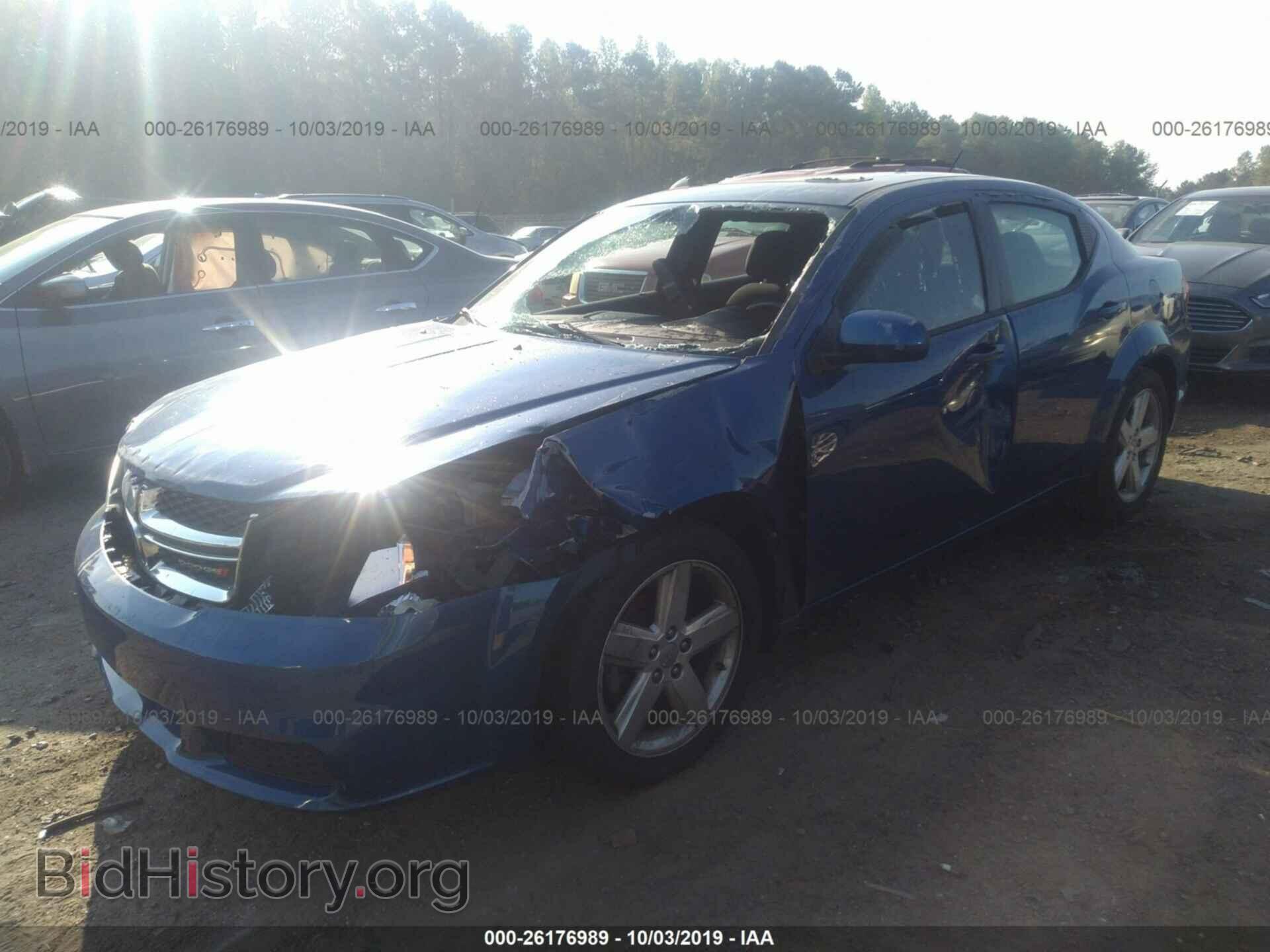2012 DODGE AVENGER - VIN: 1C3CDZCB0CN148485 - Фото 2