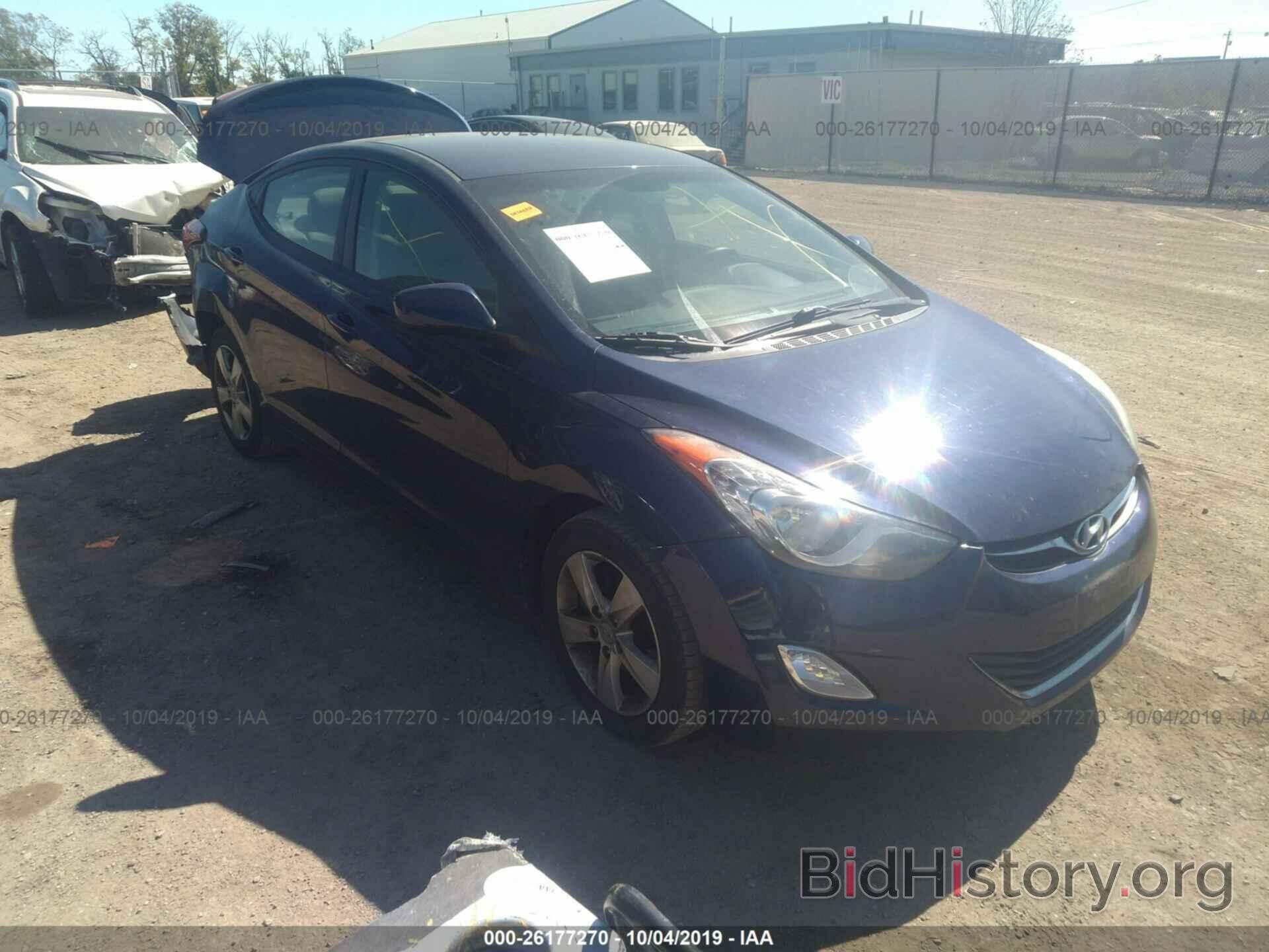 Photo 5NPDH4AE1CH072022 - HYUNDAI ELANTRA 2012