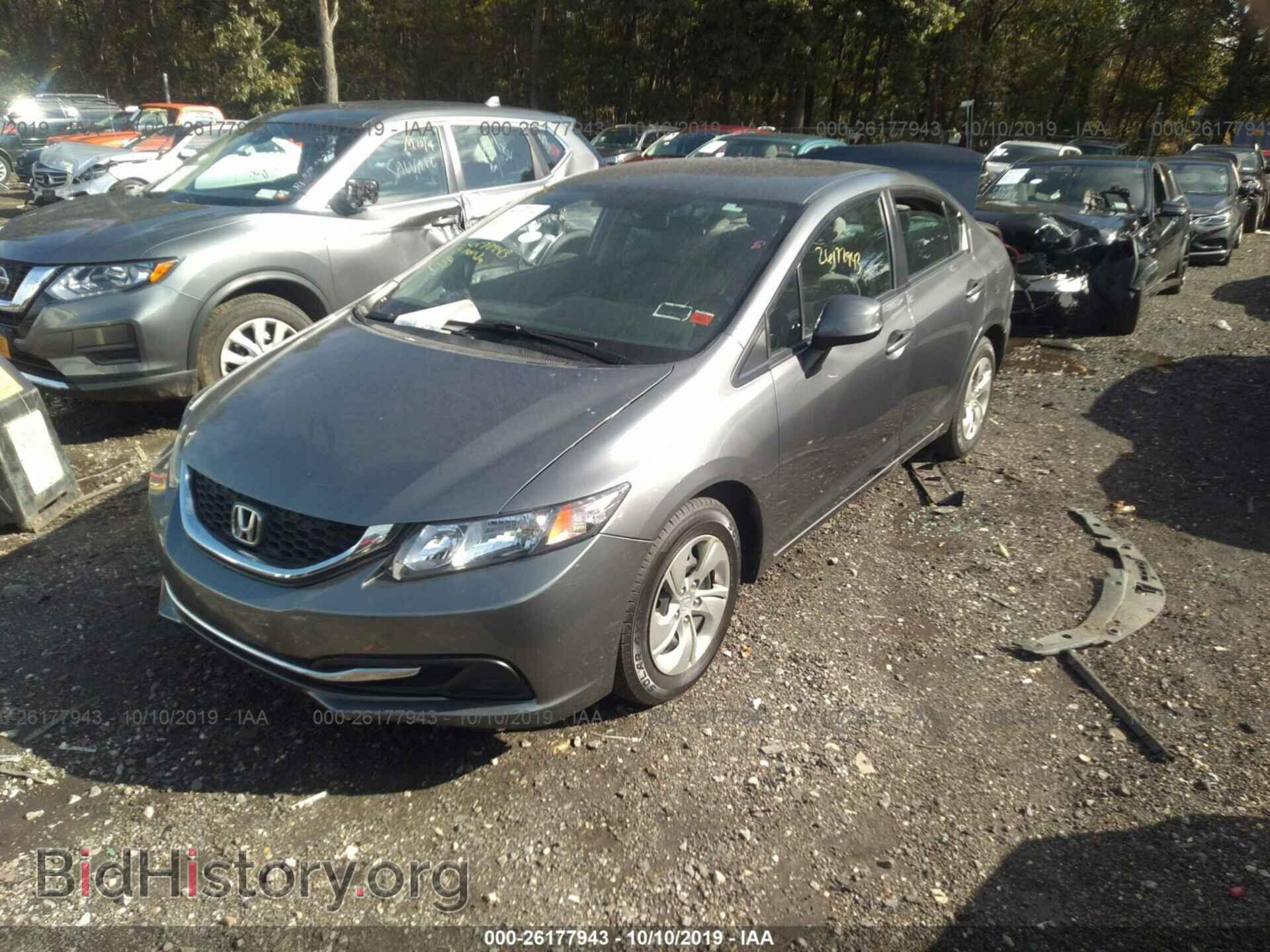 2013 HONDA CIVIC - VIN: 19XFB2F53DE280657 - Фото 2
