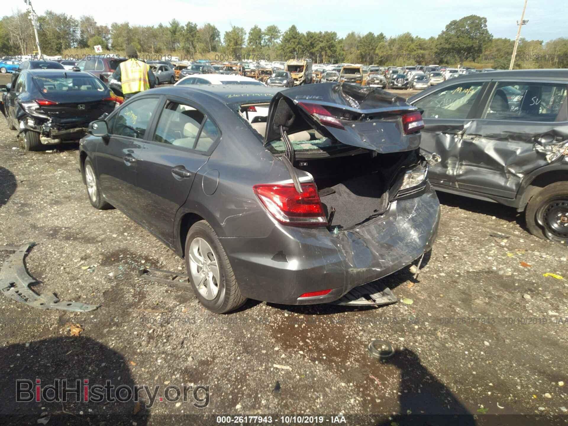 2013 HONDA CIVIC - VIN: 19XFB2F53DE280657 - Фото 3
