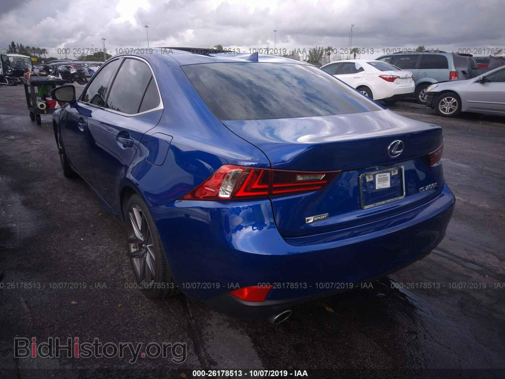 2016 LEXUS IS - VIN: JTHBA1D22G5034346 - Фото 3