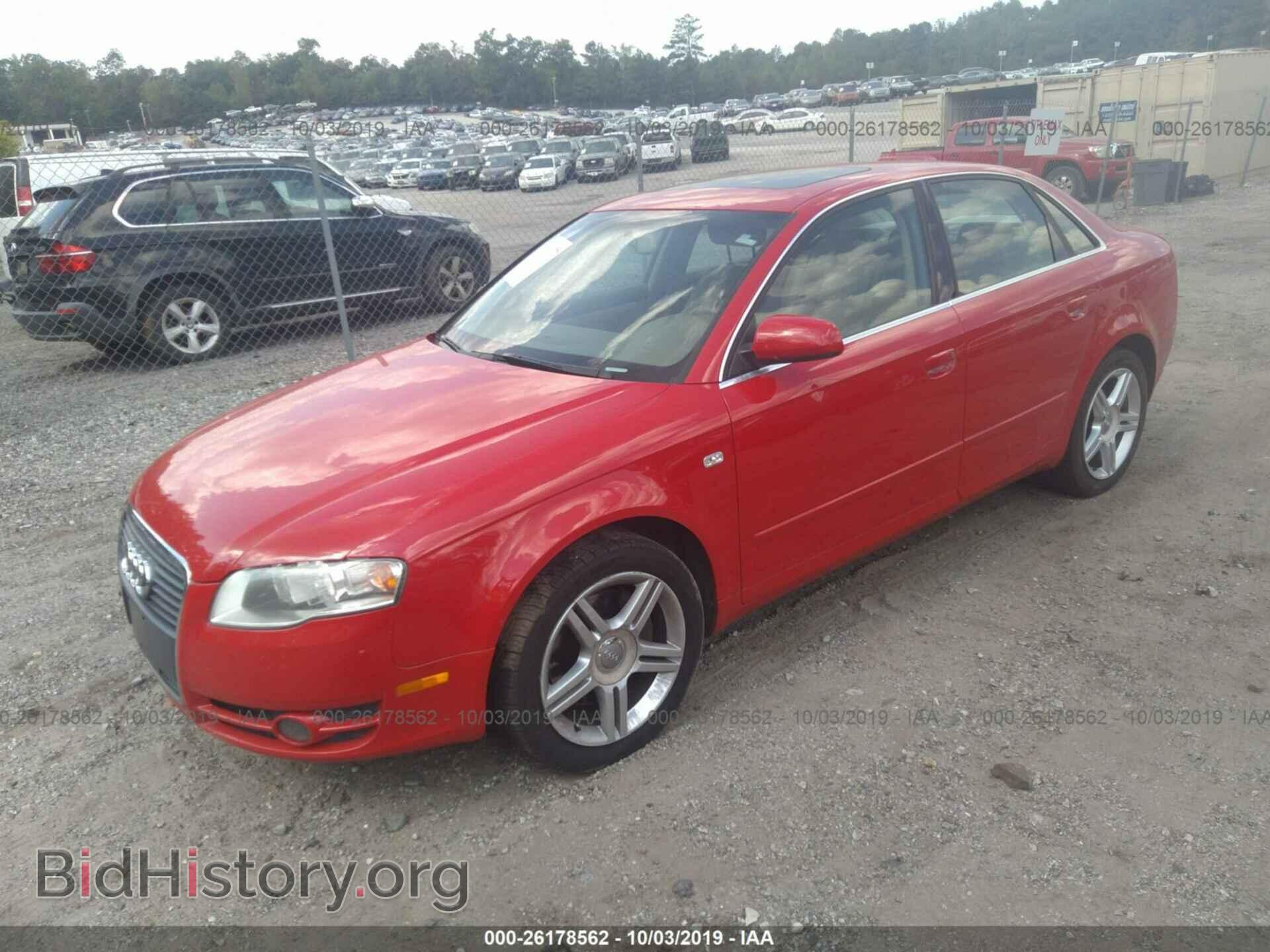 2007 AUDI A4 - VIN: WAUAF78E37A011300 - Фото 2