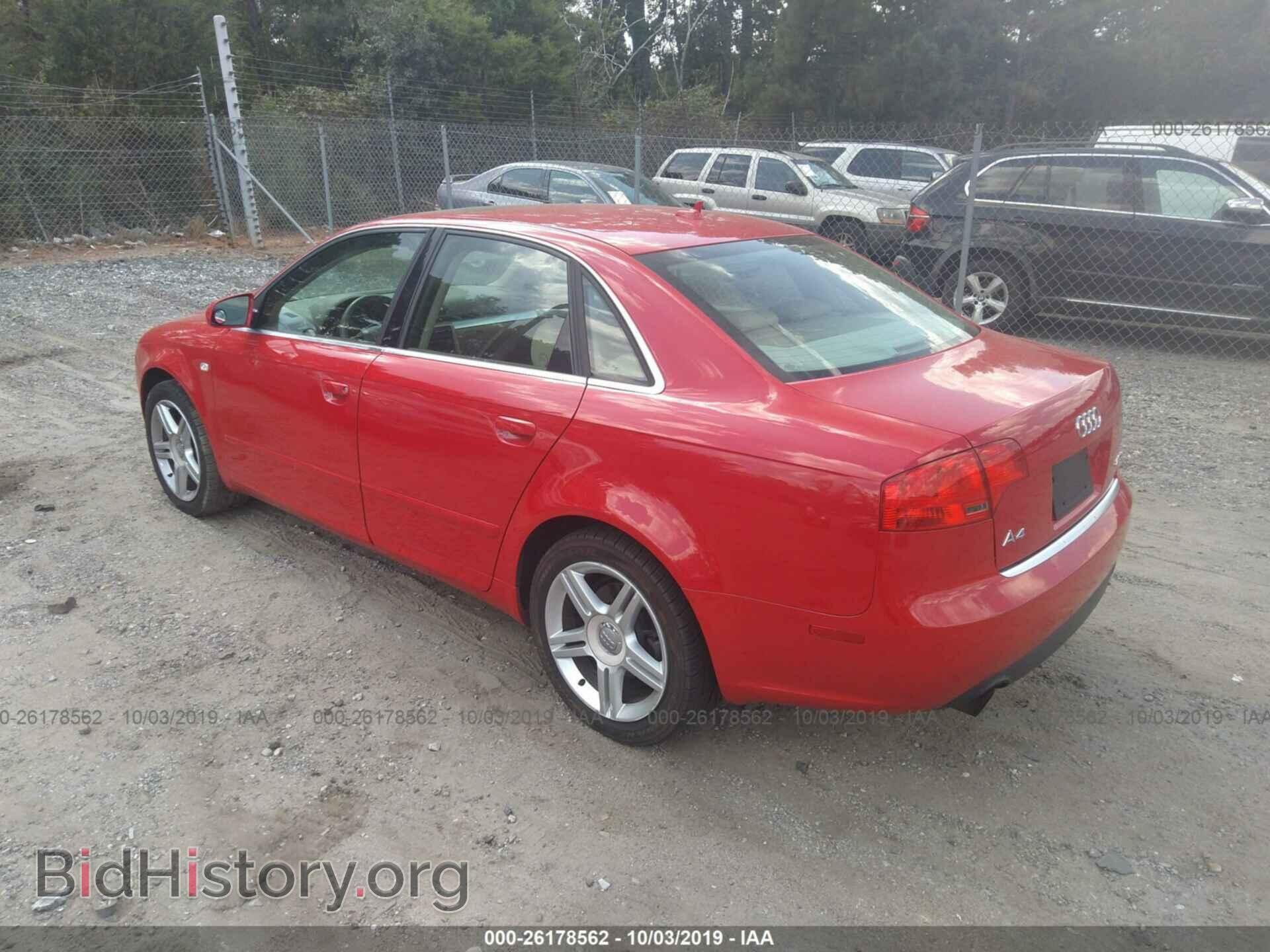 2007 AUDI A4 - VIN: WAUAF78E37A011300 - Фото 3