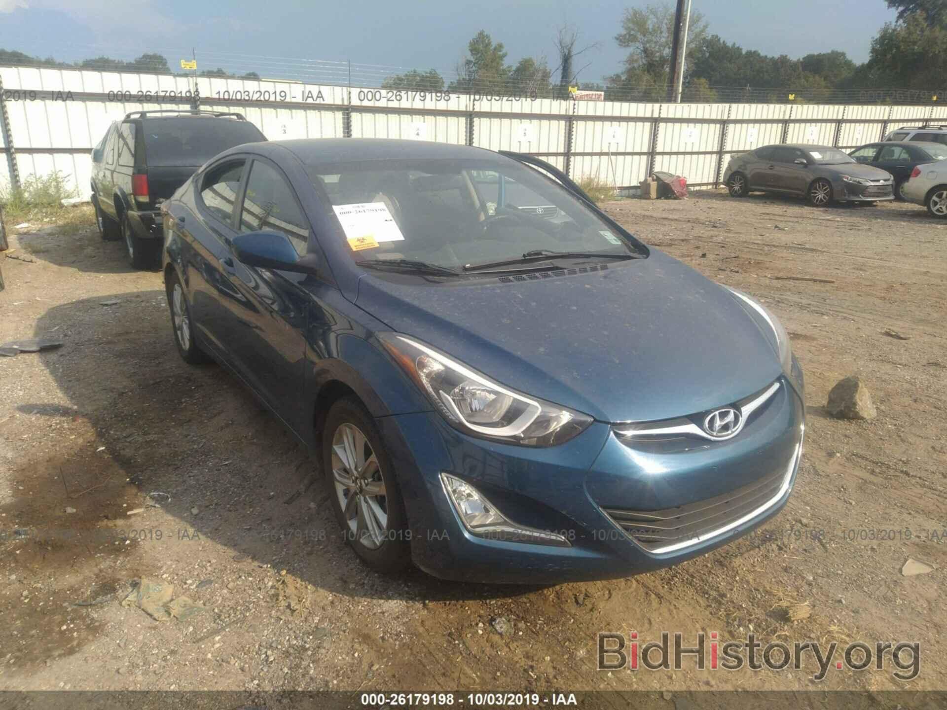 Photo KMHDH4AE1EU147368 - HYUNDAI ELANTRA 2014