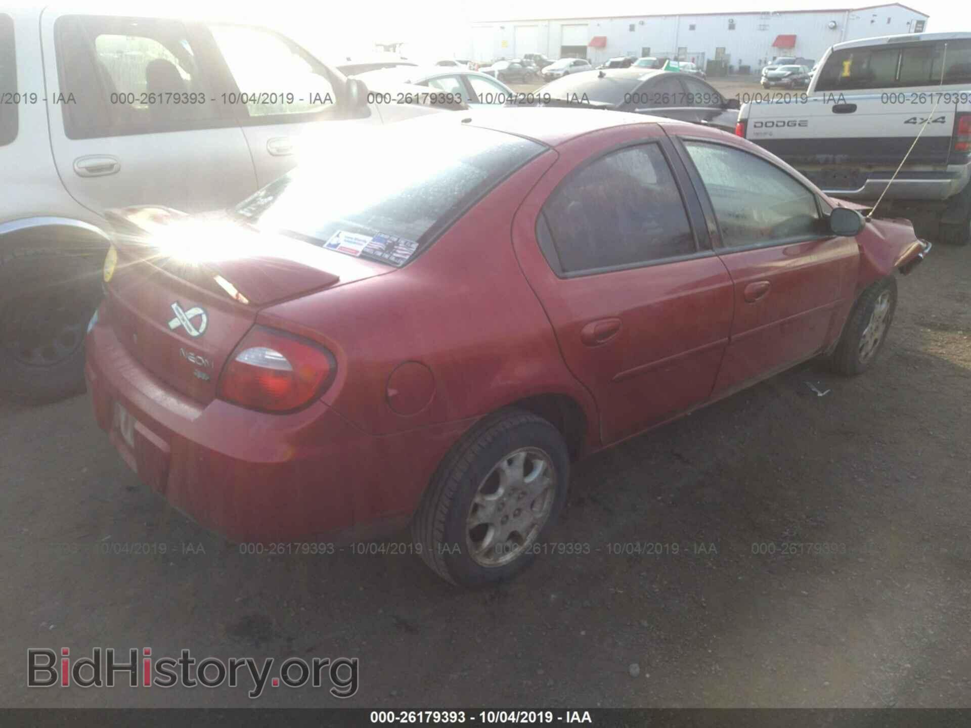 2005 DODGE NEON - VIN: 1B3ES56C75D266289 - Фото 4
