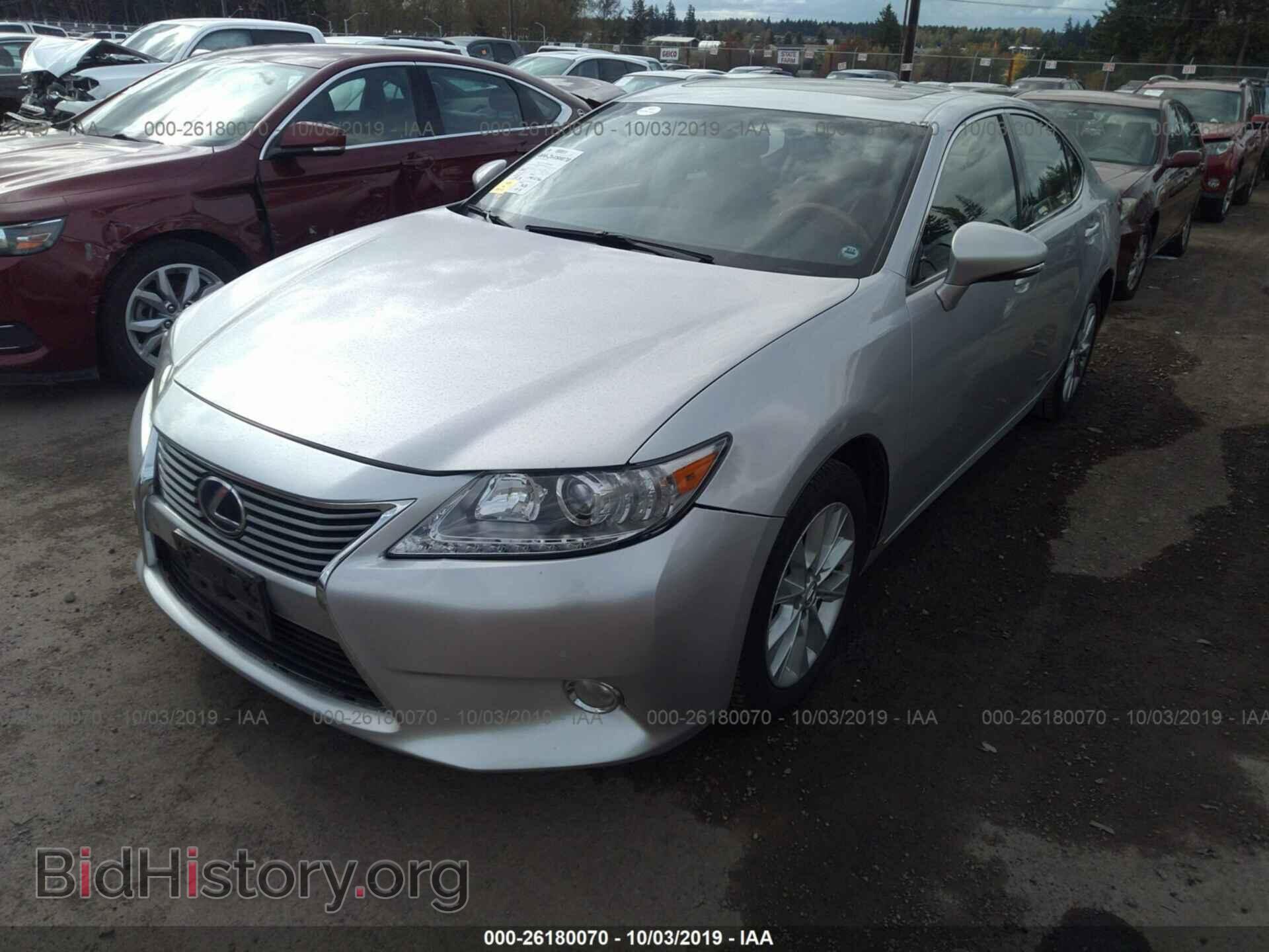 2013 LEXUS ES - VIN: JTHBW1GG7D2005754 - Фото 2