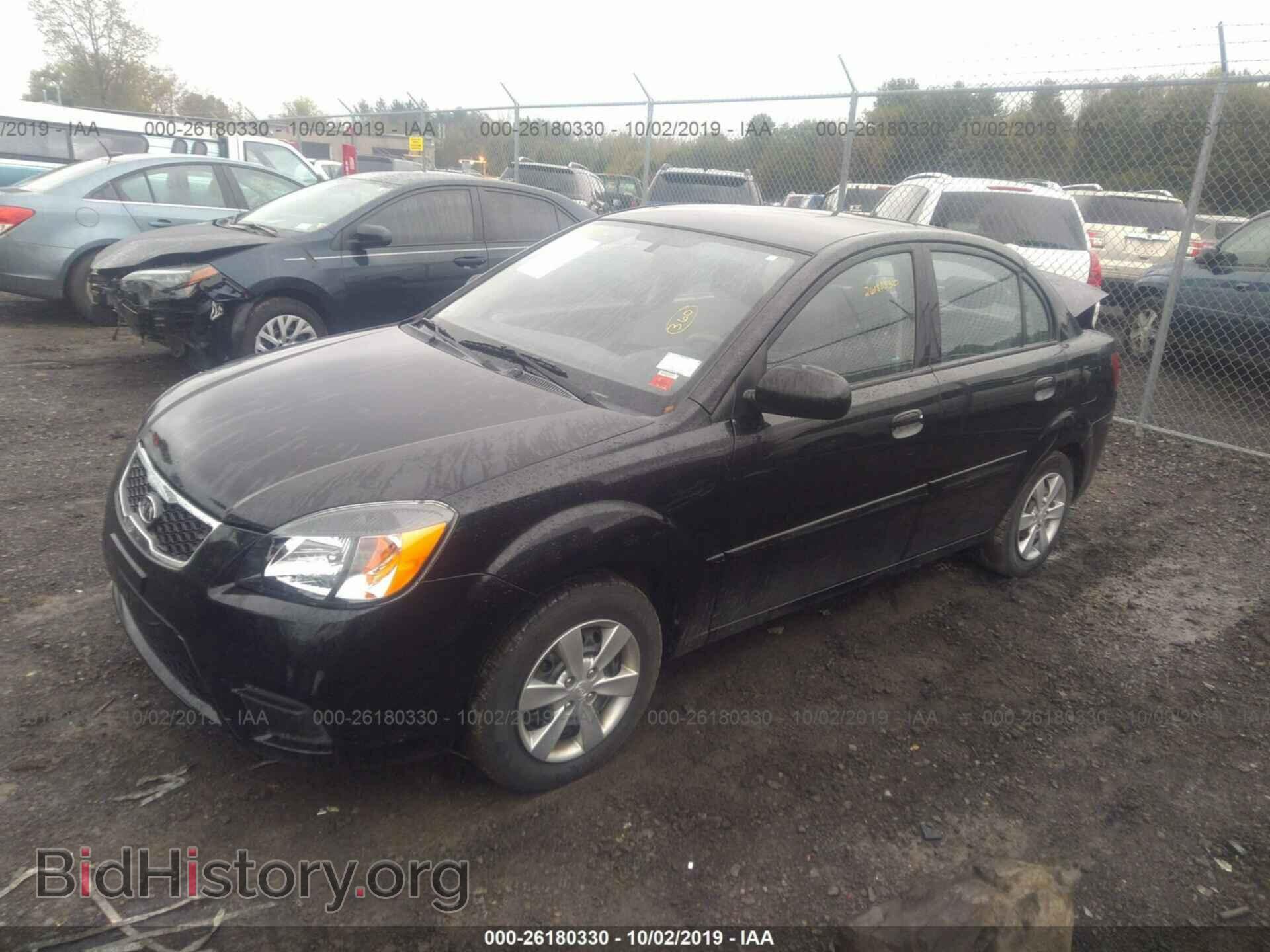 2011 KIA RIO - VIN: KNADH4A33B6959299 - Фото 2