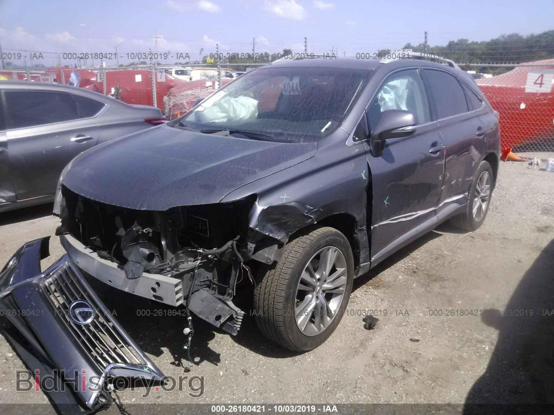 2015 LEXUS RX - VIN: 2T2ZK1BA3FC195082 - Фото 2