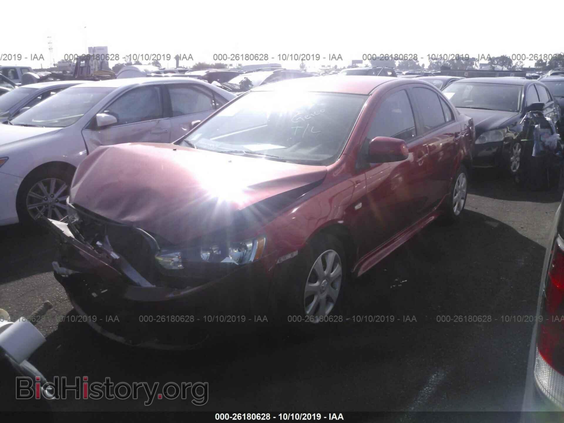 2014 MITSUBISHI LANCER - VIN: JA32U2FUXEU001948 - Фото 2