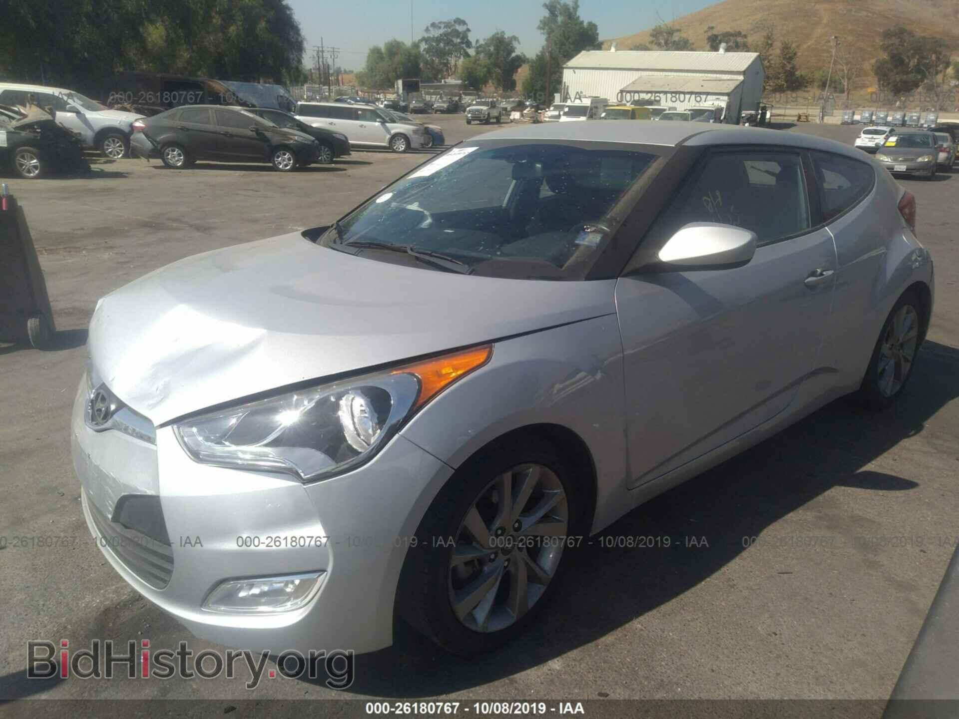 2017 HYUNDAI VELOSTER - VIN: KMHTC6AD2HU310451 - Фото 2