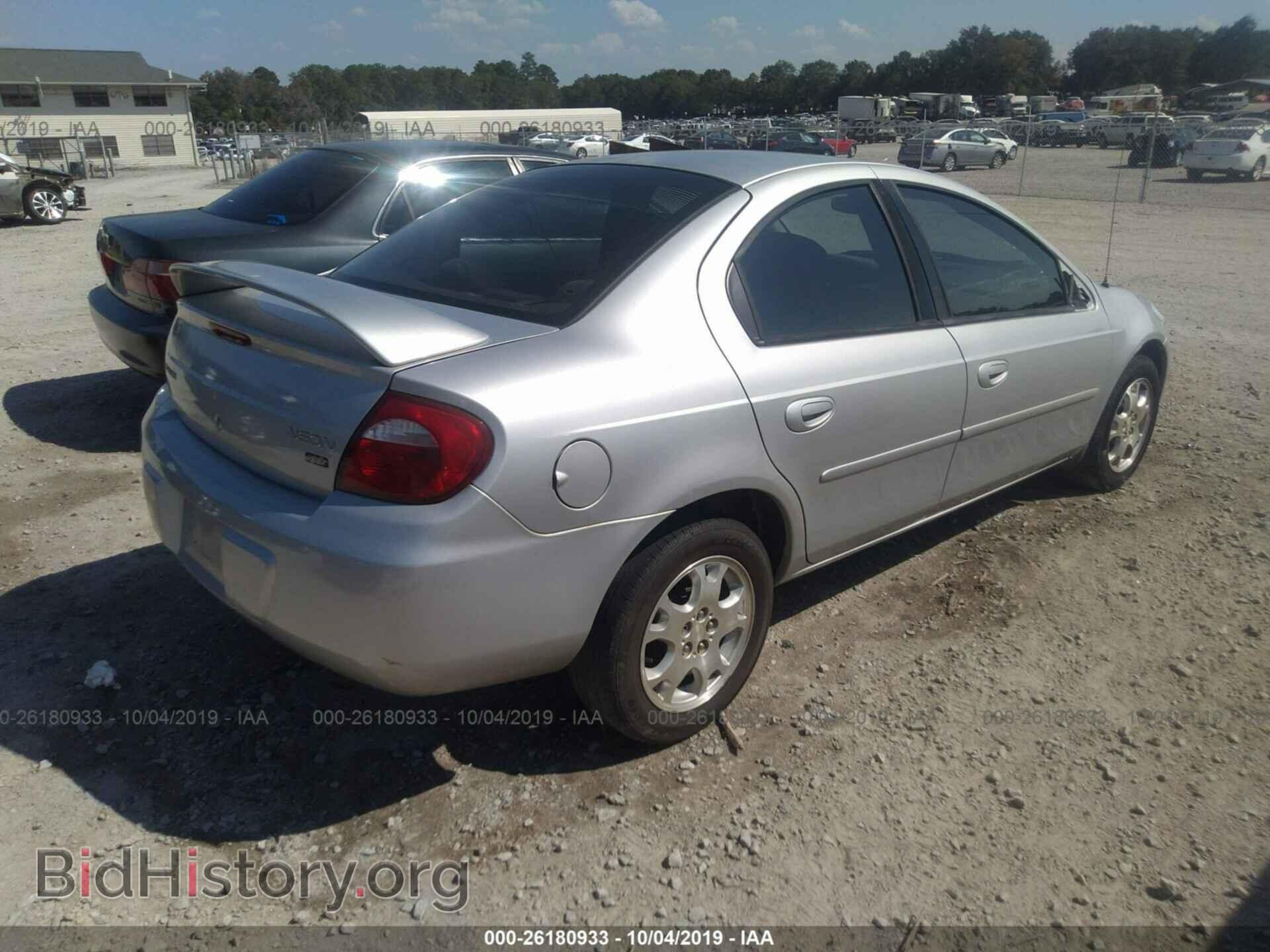 2005 DODGE NEON - VIN: 1B3ES56C85D234080 - Фото 4