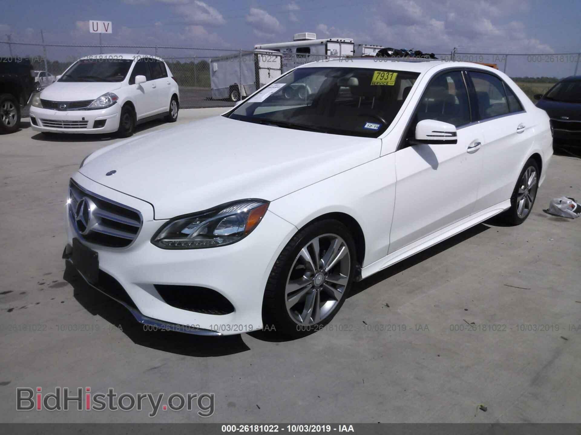 2014 MERCEDES-BENZ E - VIN: WDDHF5KB2EA876587 - Фото 2