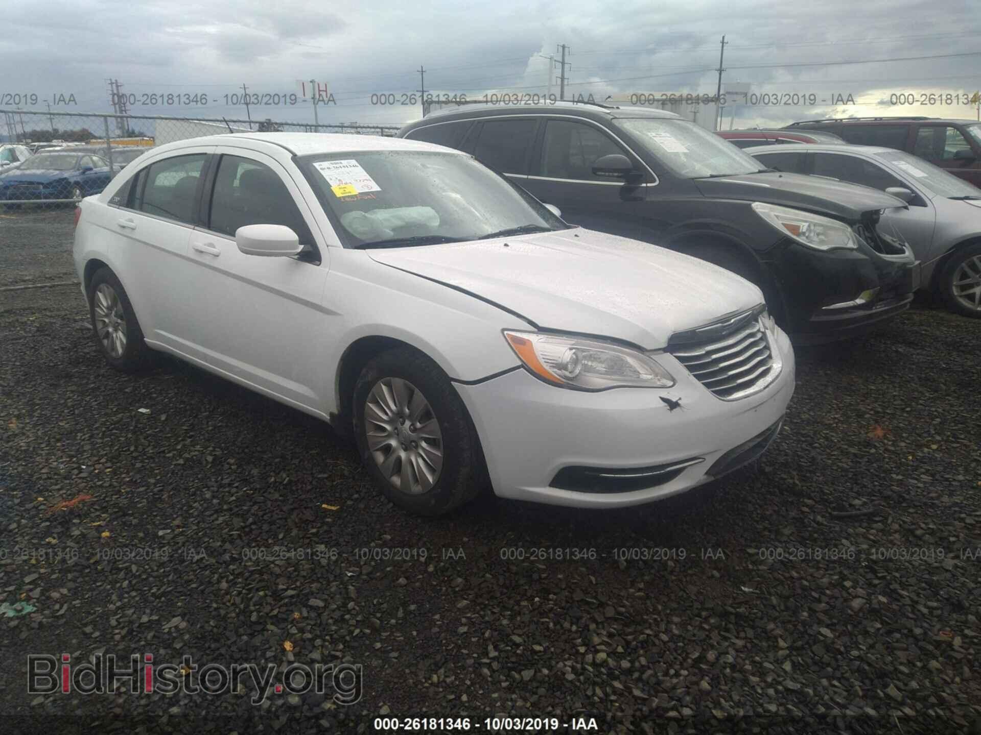Фотография 1C3CCBAB2EN206001 - CHRYSLER 200 2014