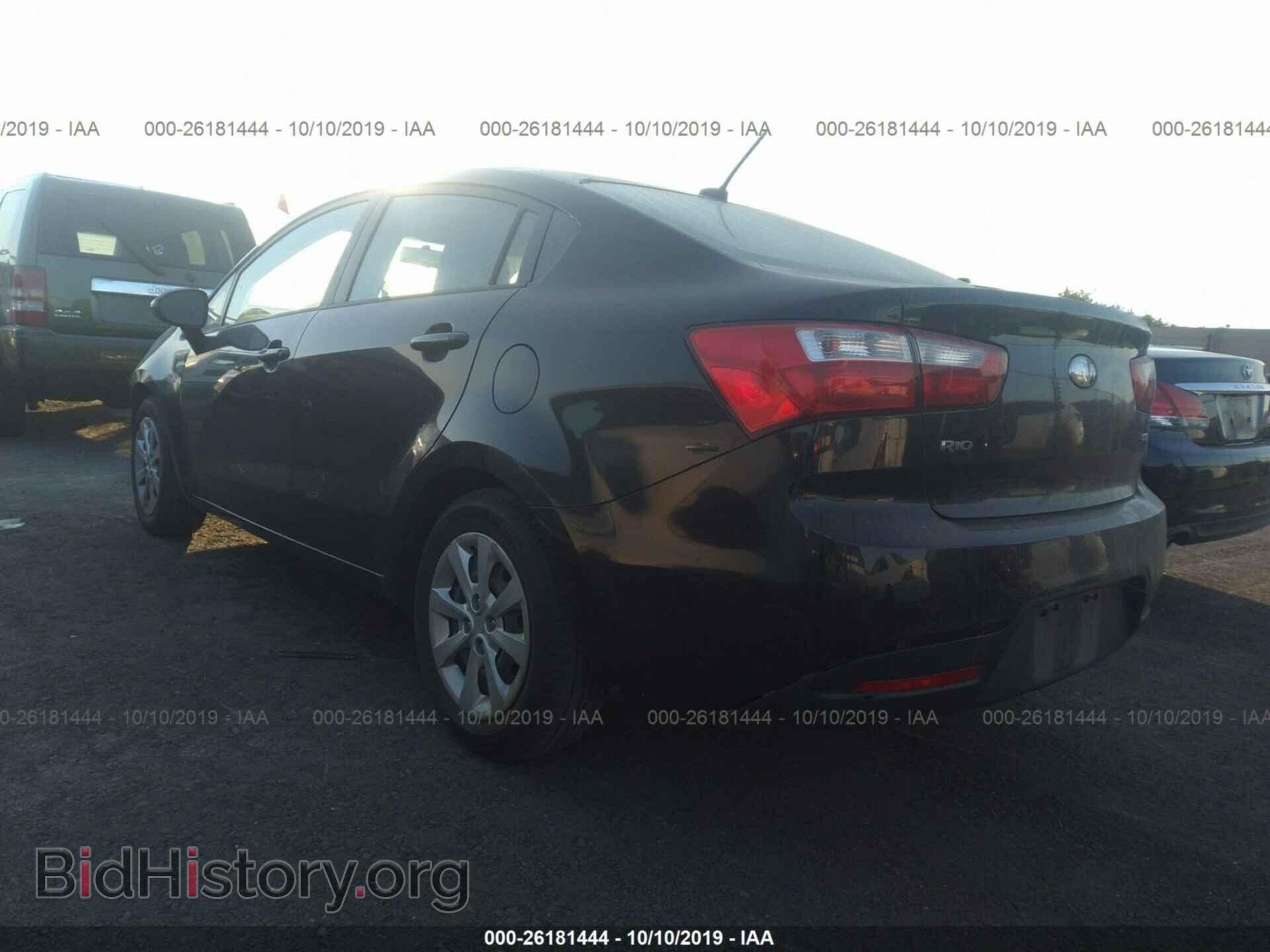 2014 KIA RIO - VIN: KNADM4A30E6370677 - Фото 3