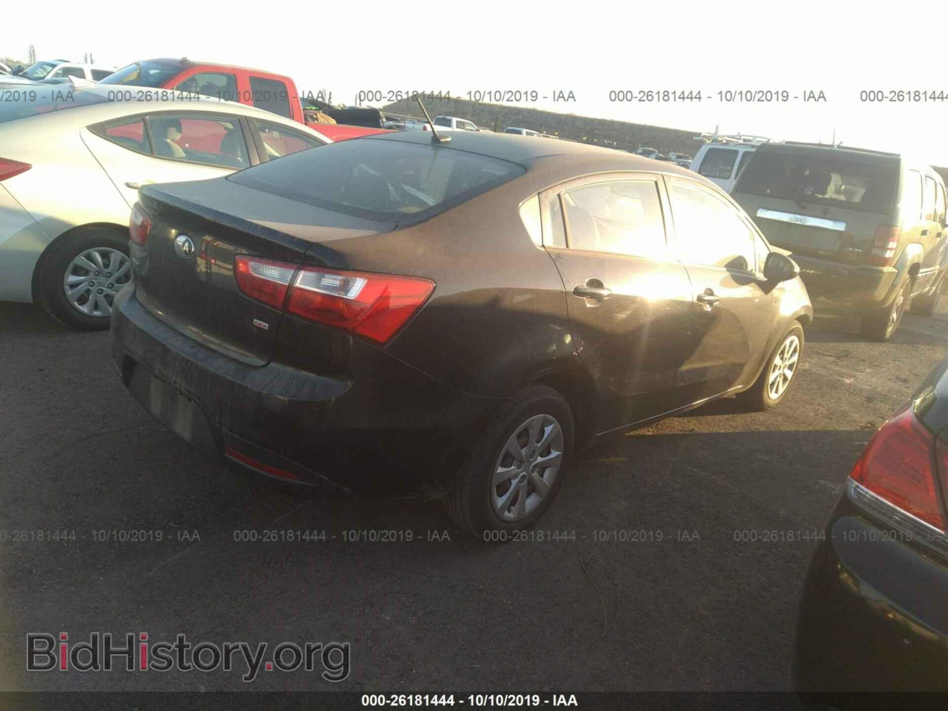 2014 KIA RIO - VIN: KNADM4A30E6370677 - Фото 4