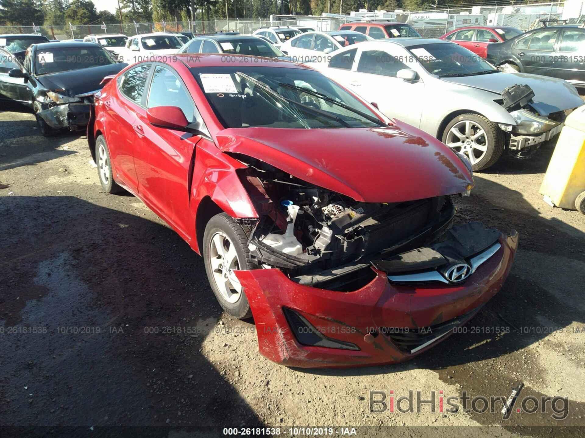 Photo KMHDH4AE2EU181819 - HYUNDAI ELANTRA 2014