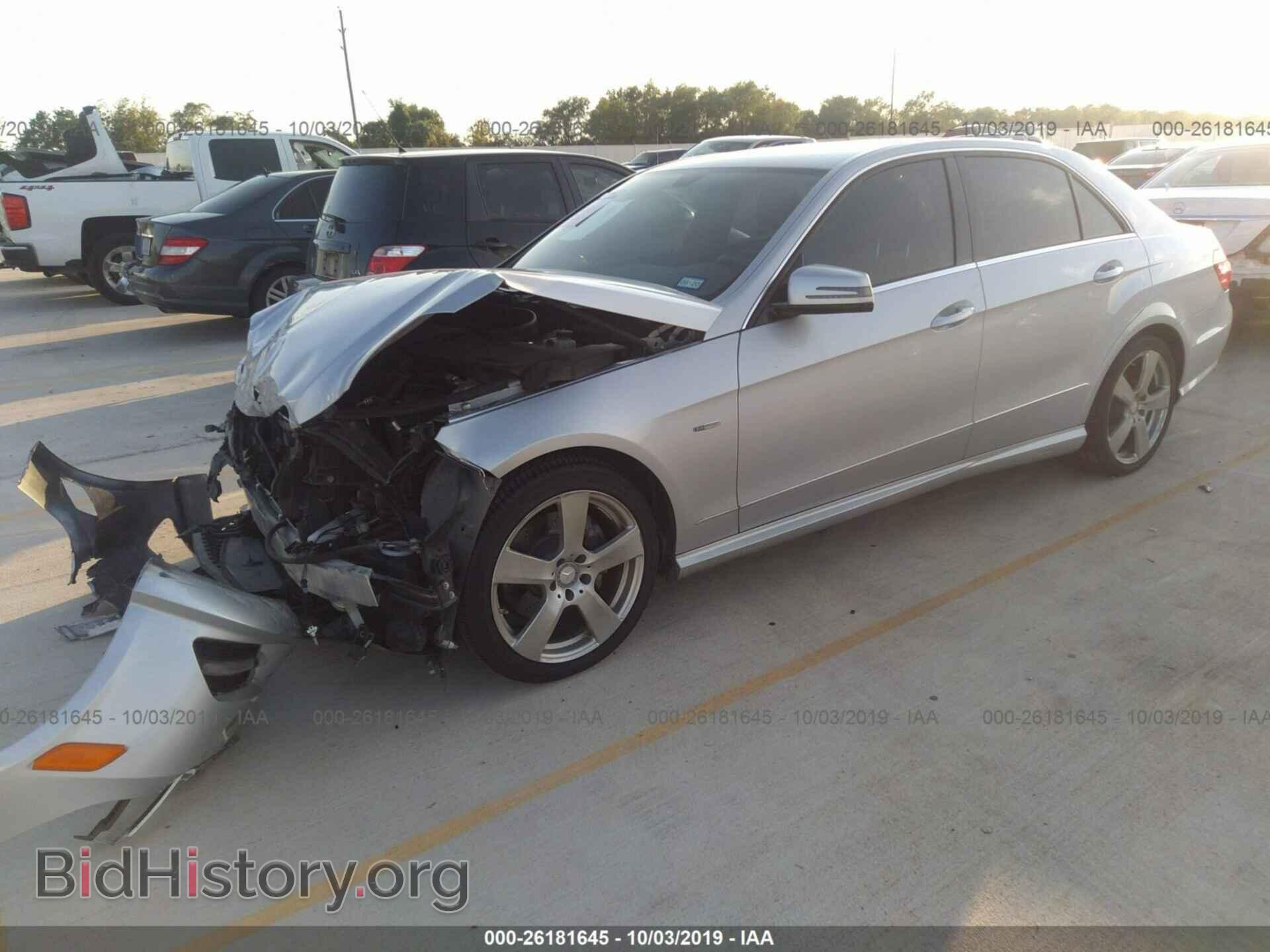 2012 MERCEDES-BENZ E - VIN: WDDHF5KB1CA606392 - Фото 2
