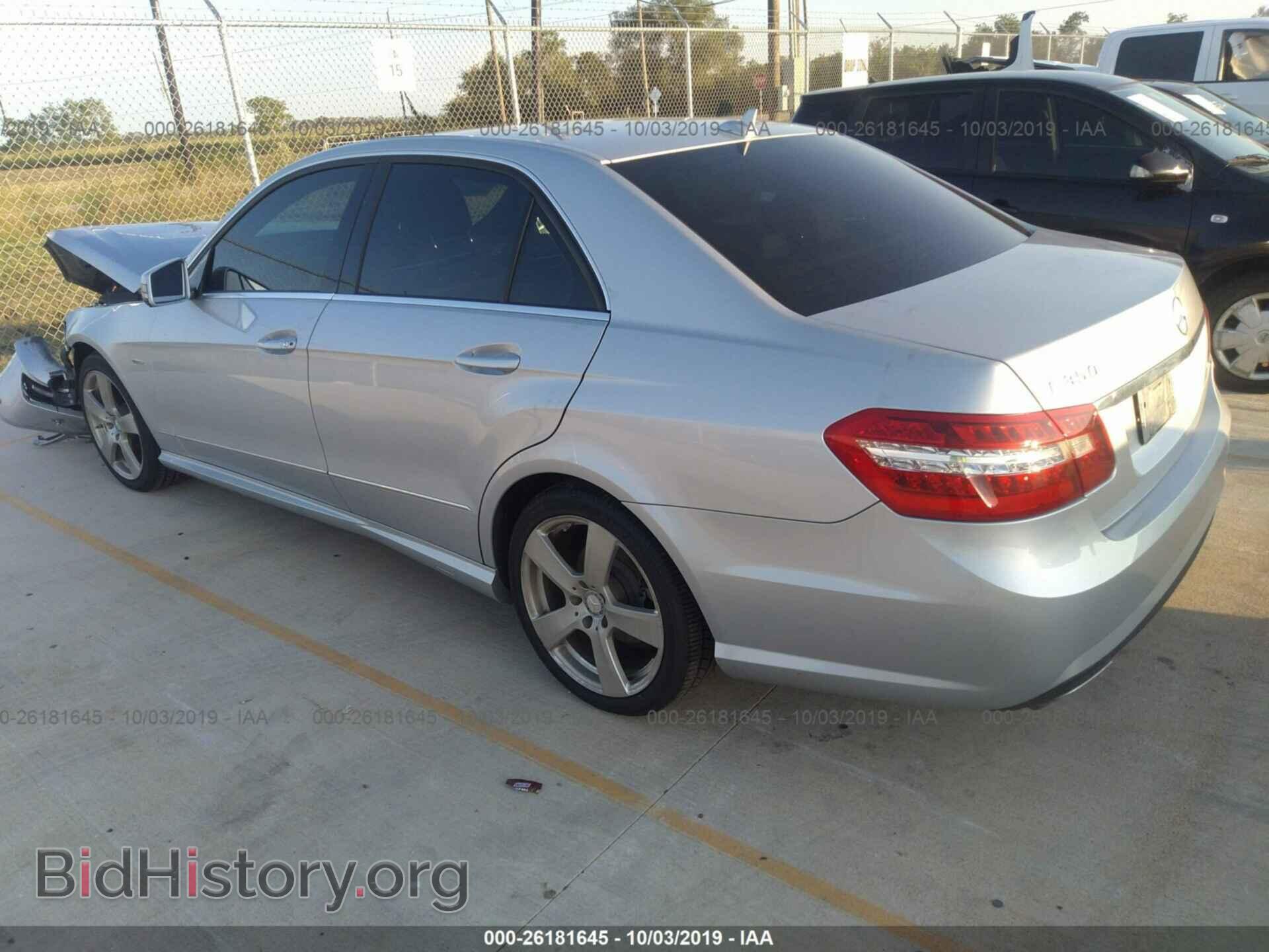 2012 MERCEDES-BENZ E - VIN: WDDHF5KB1CA606392 - Фото 3