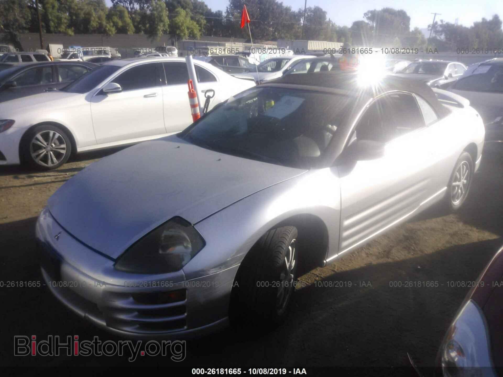 2001 MITSUBISHI ECLIPSE - VIN: 4A3AE35G31E001237 - Фото 2