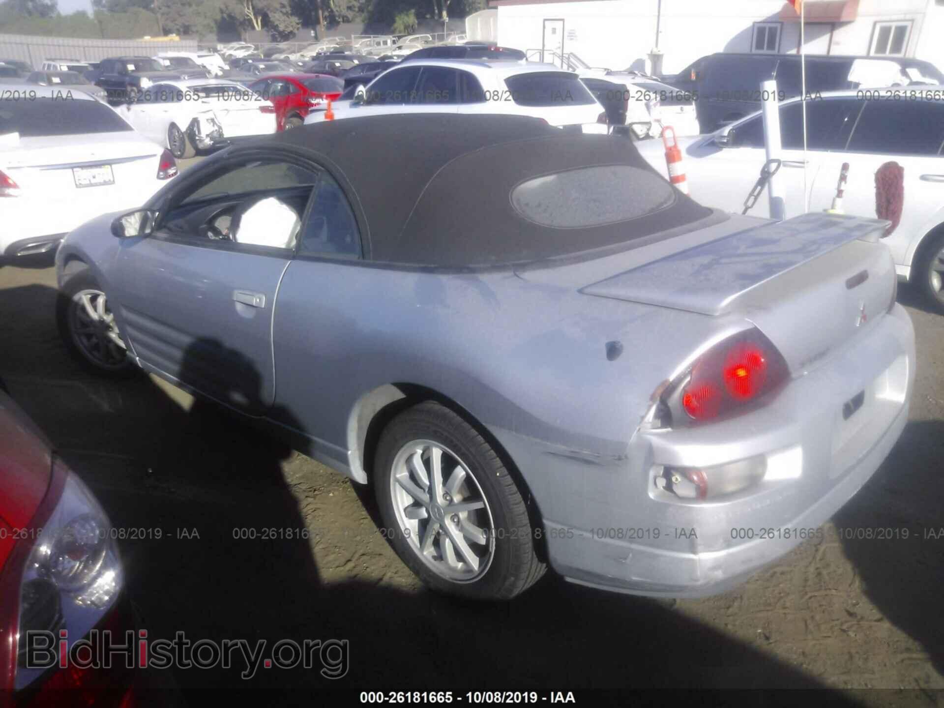 2001 MITSUBISHI ECLIPSE - VIN: 4A3AE35G31E001237 - Фото 3