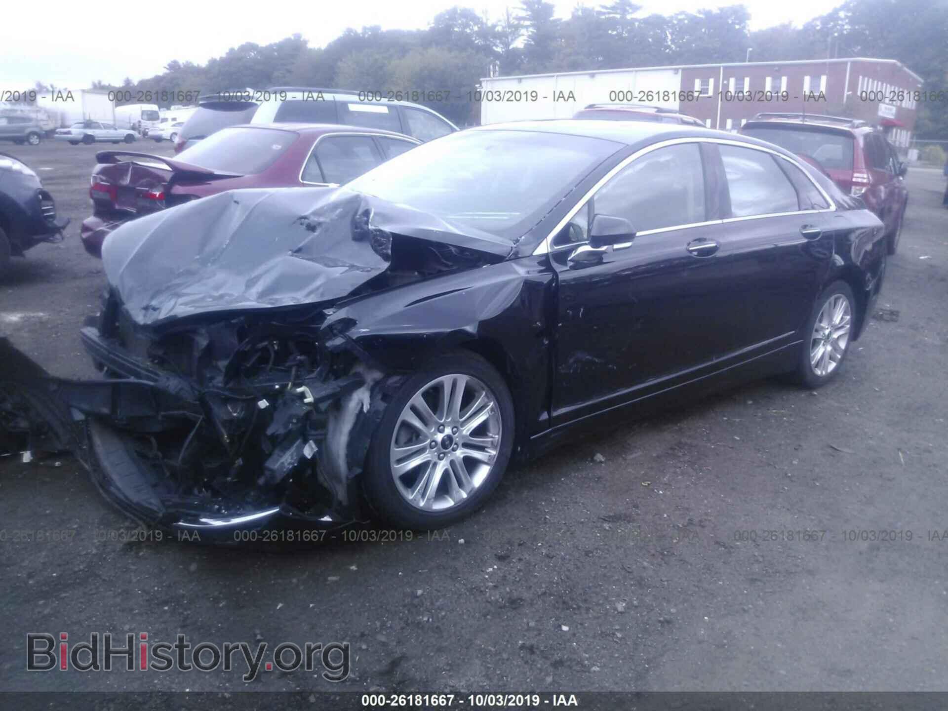 2014 LINCOLN MKZ - VIN: 3LN6L2J98ER818668 - Photo 2