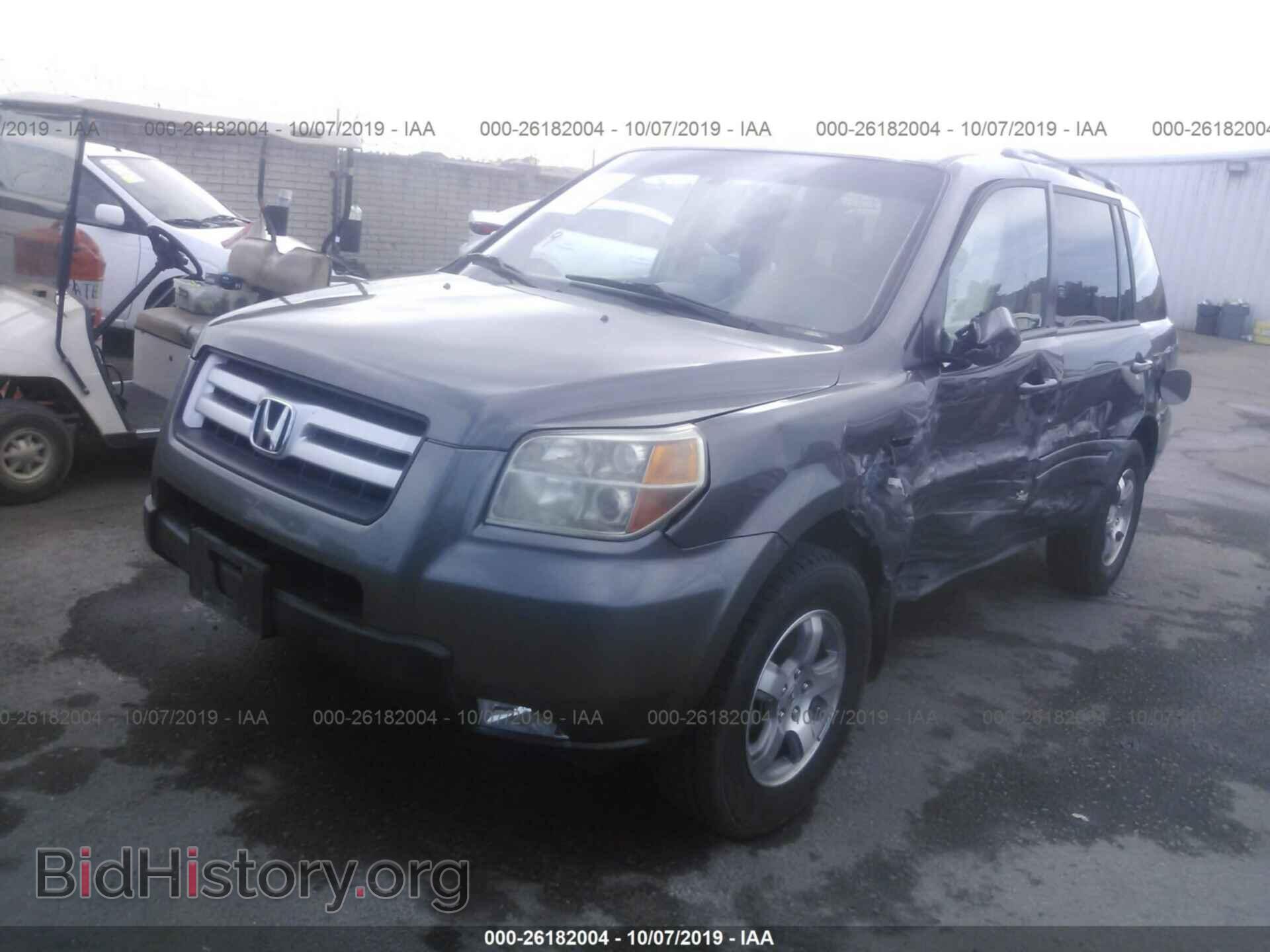 2007 HONDA PILOT - VIN: 2HKYF18567H521907 - Фото 2