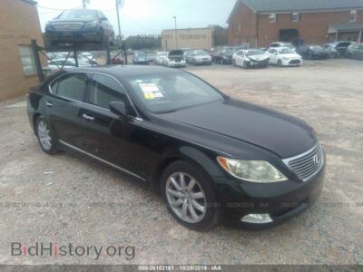2008 Lexus LS 460l, черный — VIN JTHGL46F185027455, IAAI