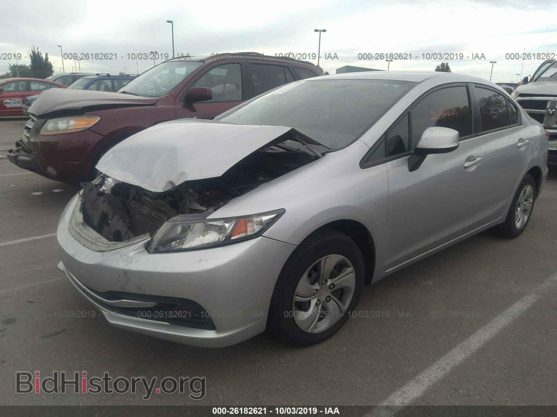 2013 HONDA CIVIC - VIN: 2HGFB2F5XDH580492 - Фото 2