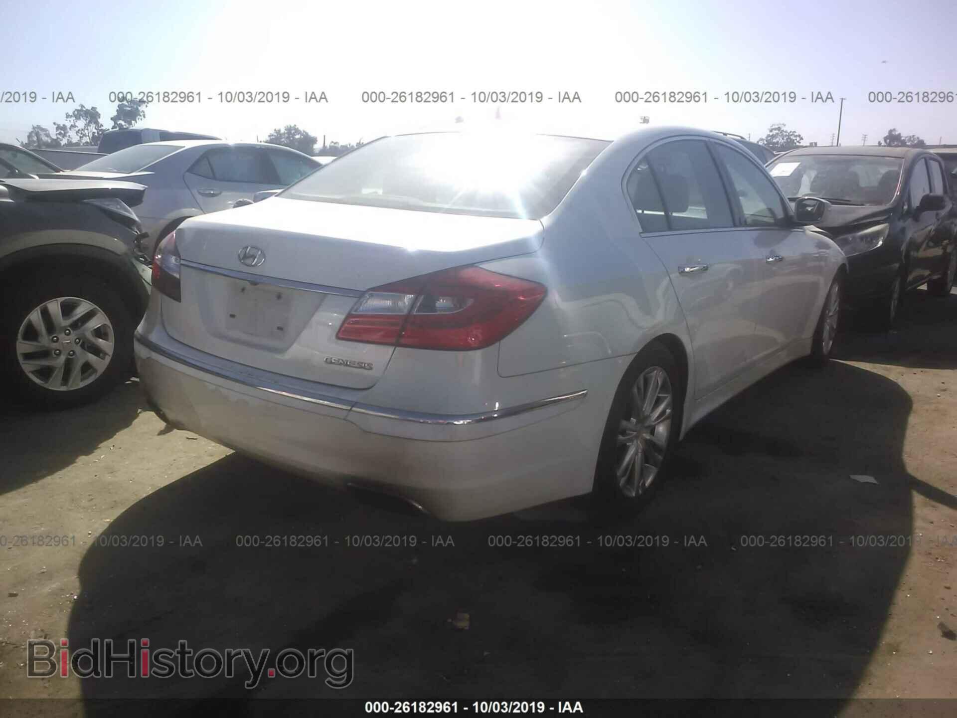 2012 HYUNDAI GENESIS - VIN: KMHGC4DD0CU201545 - Фото 4