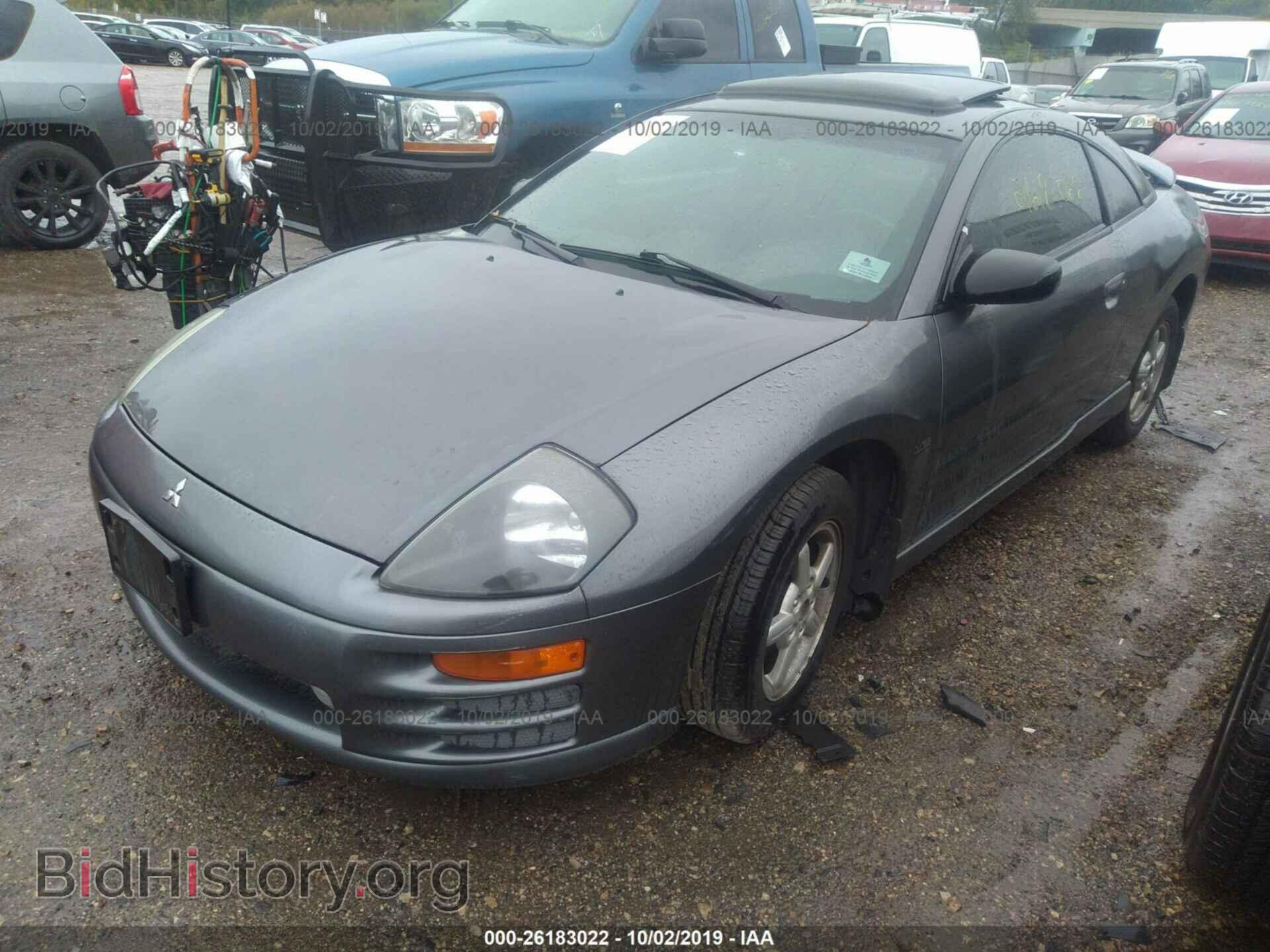2002 MITSUBISHI ECLIPSE - VIN: 4A3AC54H22E086603 - Фото 2