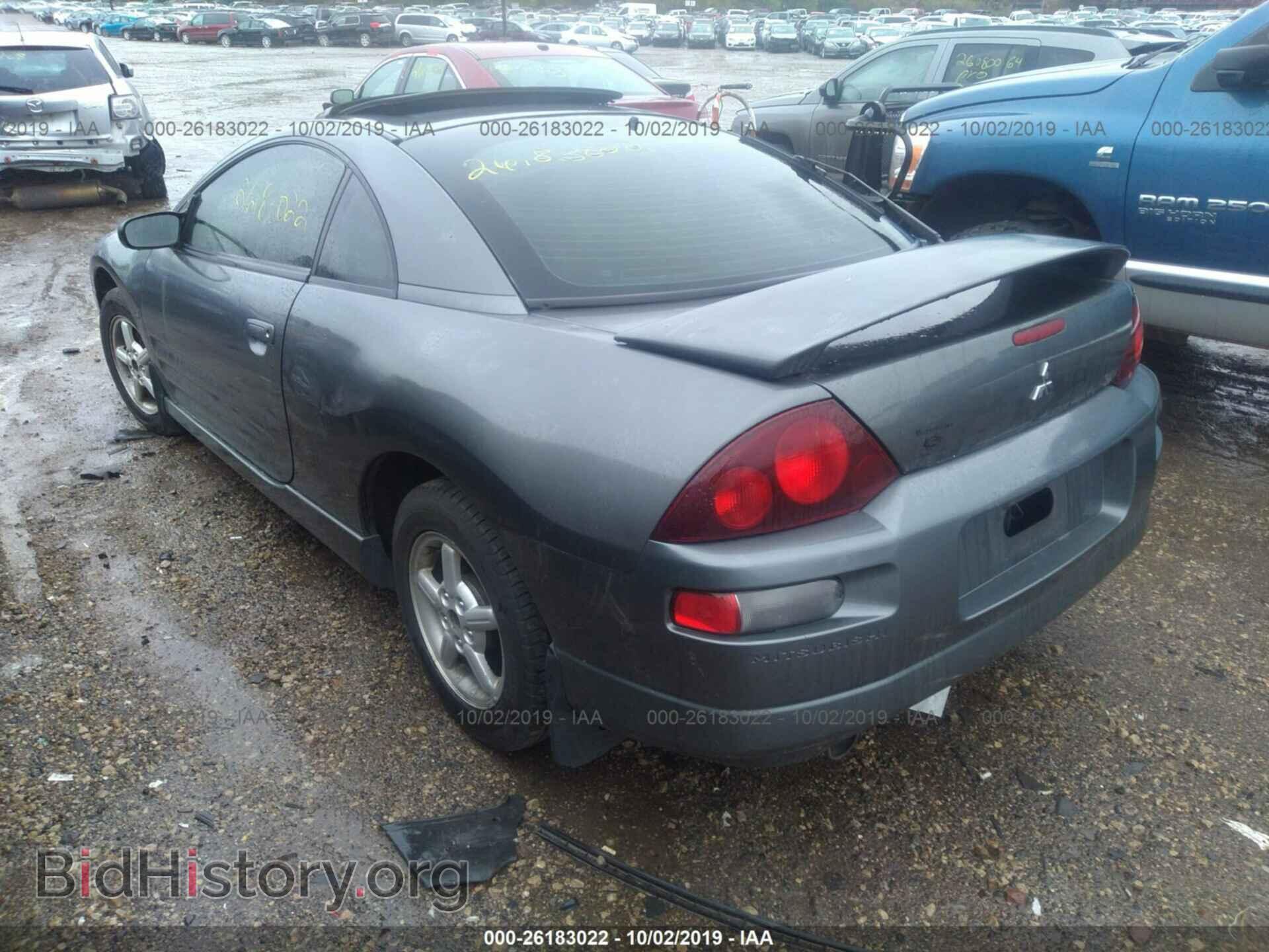 2002 MITSUBISHI ECLIPSE - VIN: 4A3AC54H22E086603 - Фото 3