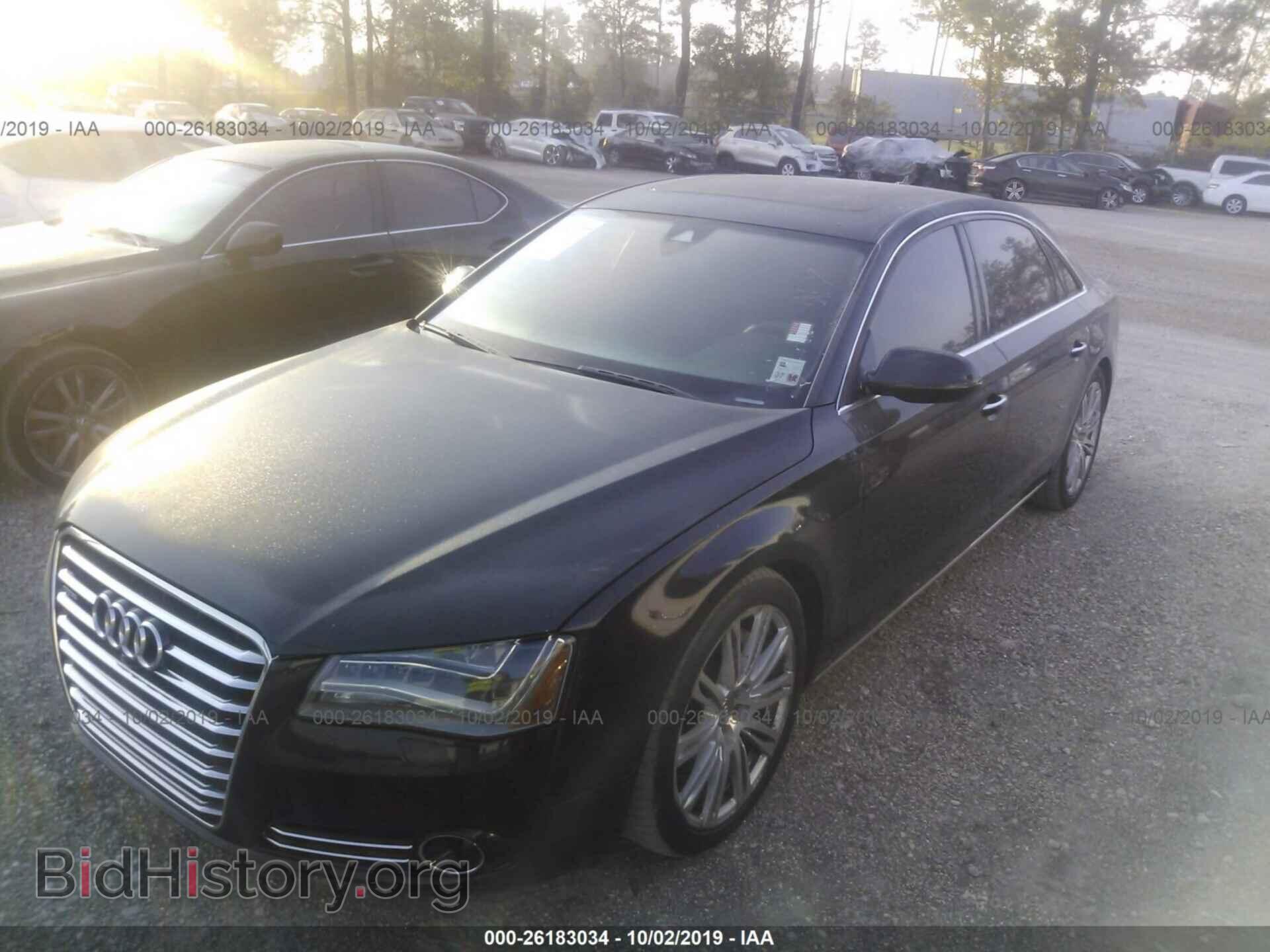 2013 AUDI A8 - VIN: WAUR2AFD4DN019707 - Фото 2