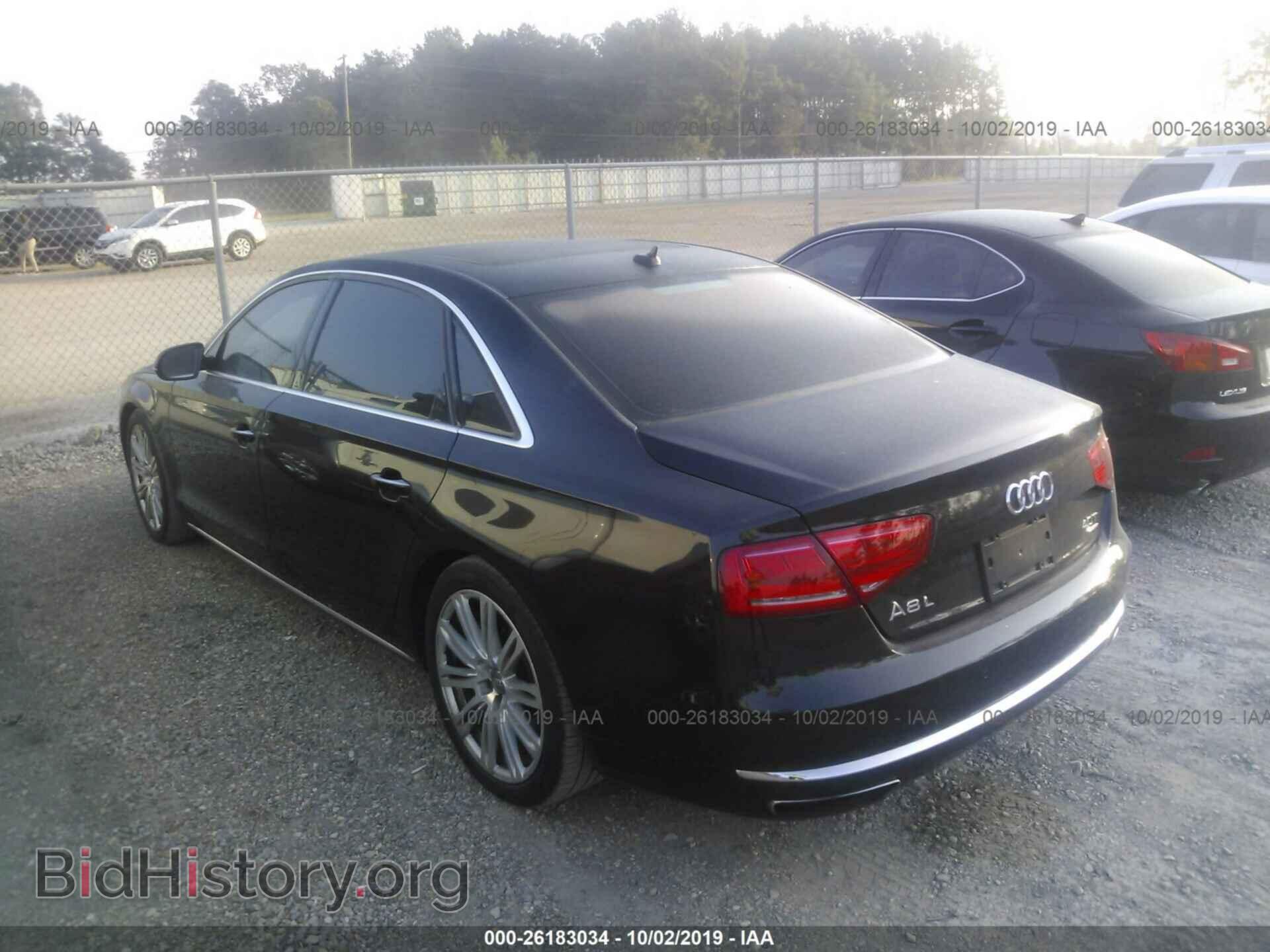 2013 AUDI A8 - VIN: WAUR2AFD4DN019707 - Фото 3