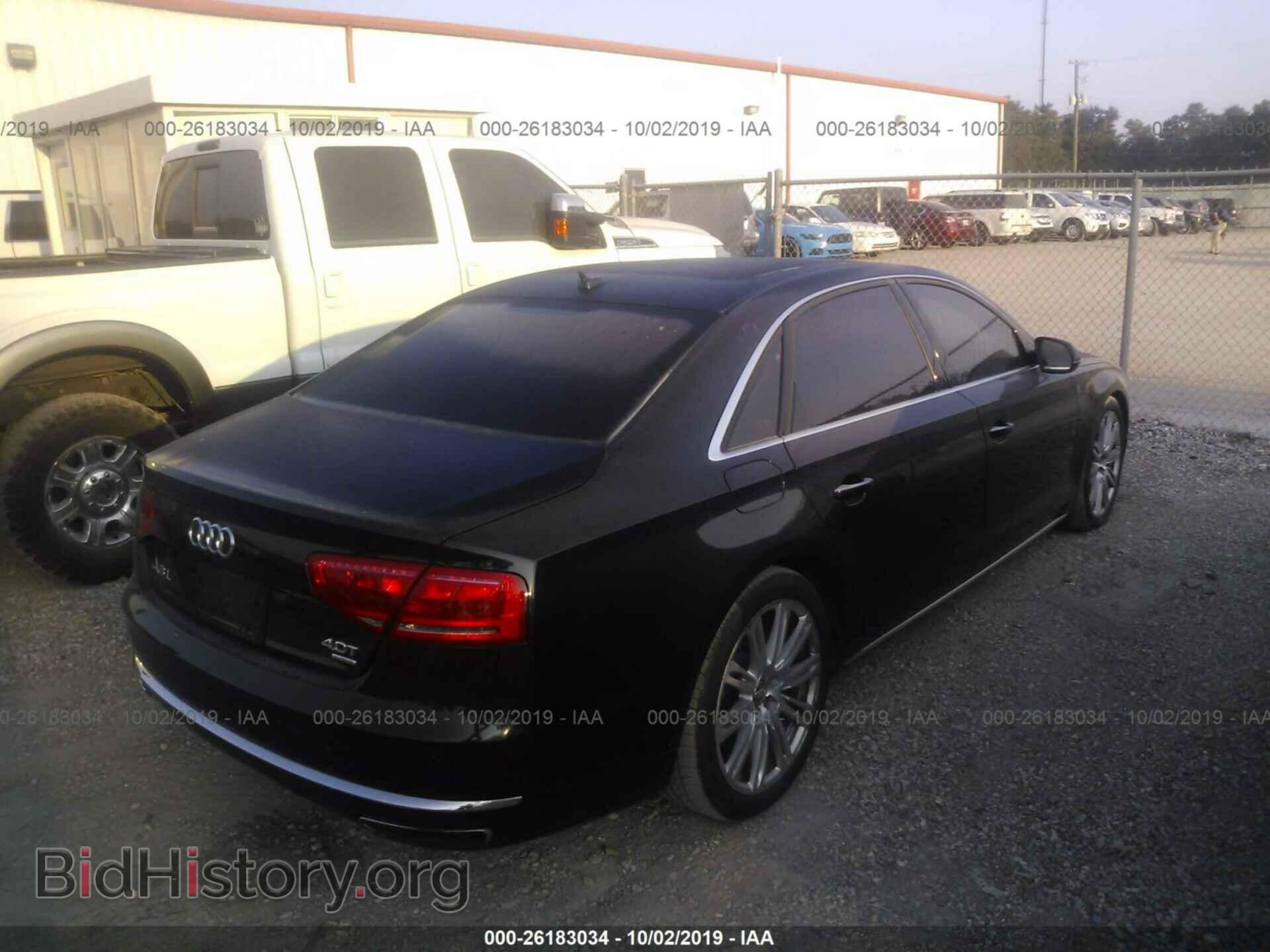 2013 AUDI A8 - VIN: WAUR2AFD4DN019707 - Фото 4