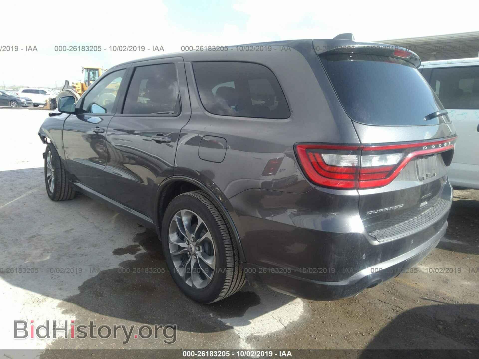 2019 DODGE DURANGO - VIN: 1C4RDHDG4KC743568 - Фото 3