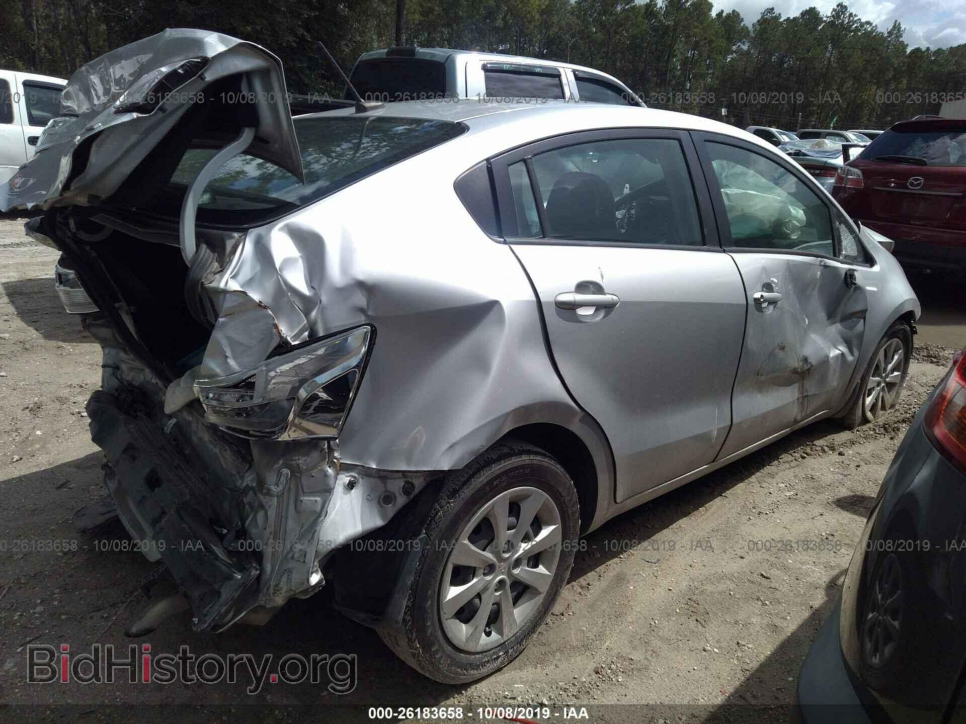 2016 KIA RIO - VIN: KNADM4A36G6608048 - Фото 4