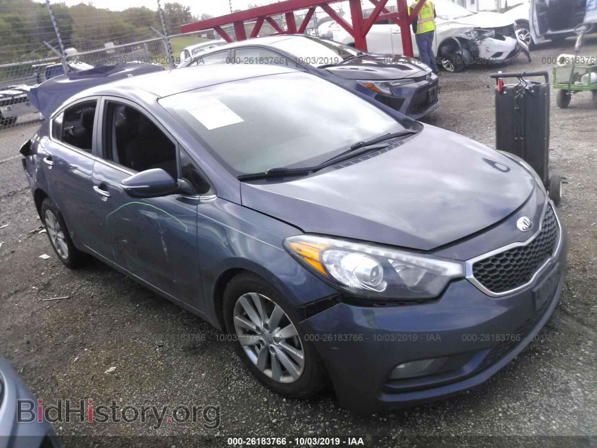 Фотография KNAFX4A88E5116300 - KIA FORTE 2014