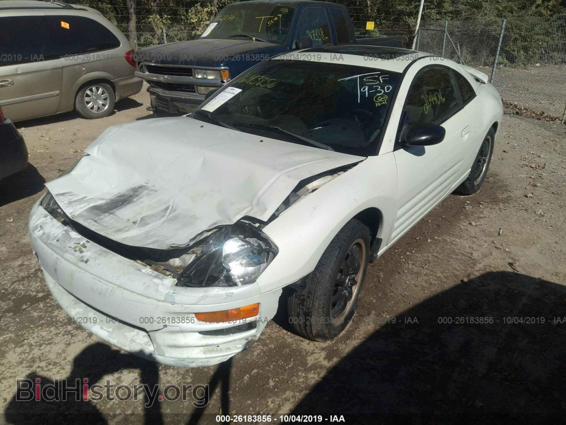 2001 MITSUBISHI ECLIPSE - VIN: 4A3AC44G91E225660 - Фото 2