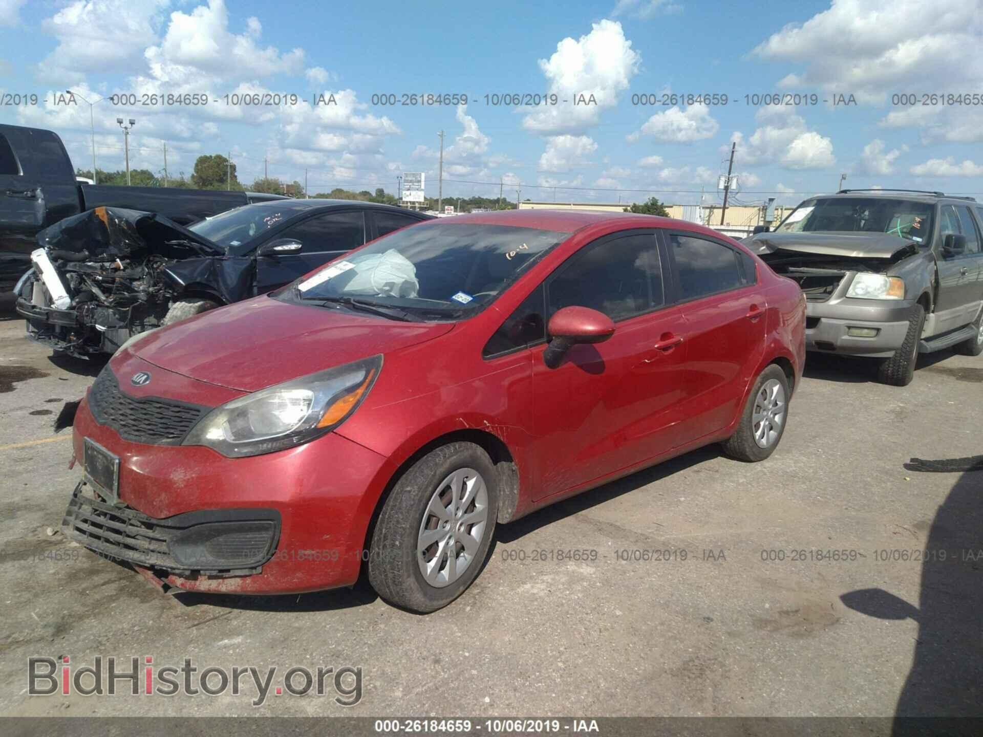 2013 KIA RIO - VIN: KNADM4A30D6184961 - Фото 2