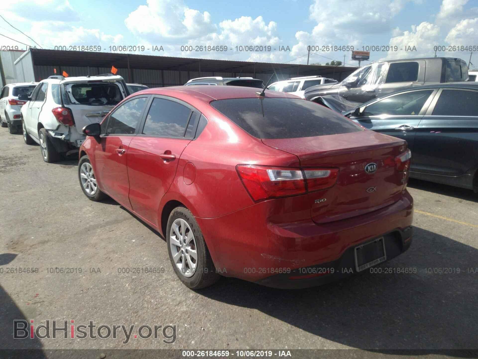 2013 KIA RIO - VIN: KNADM4A30D6184961 - Фото 3