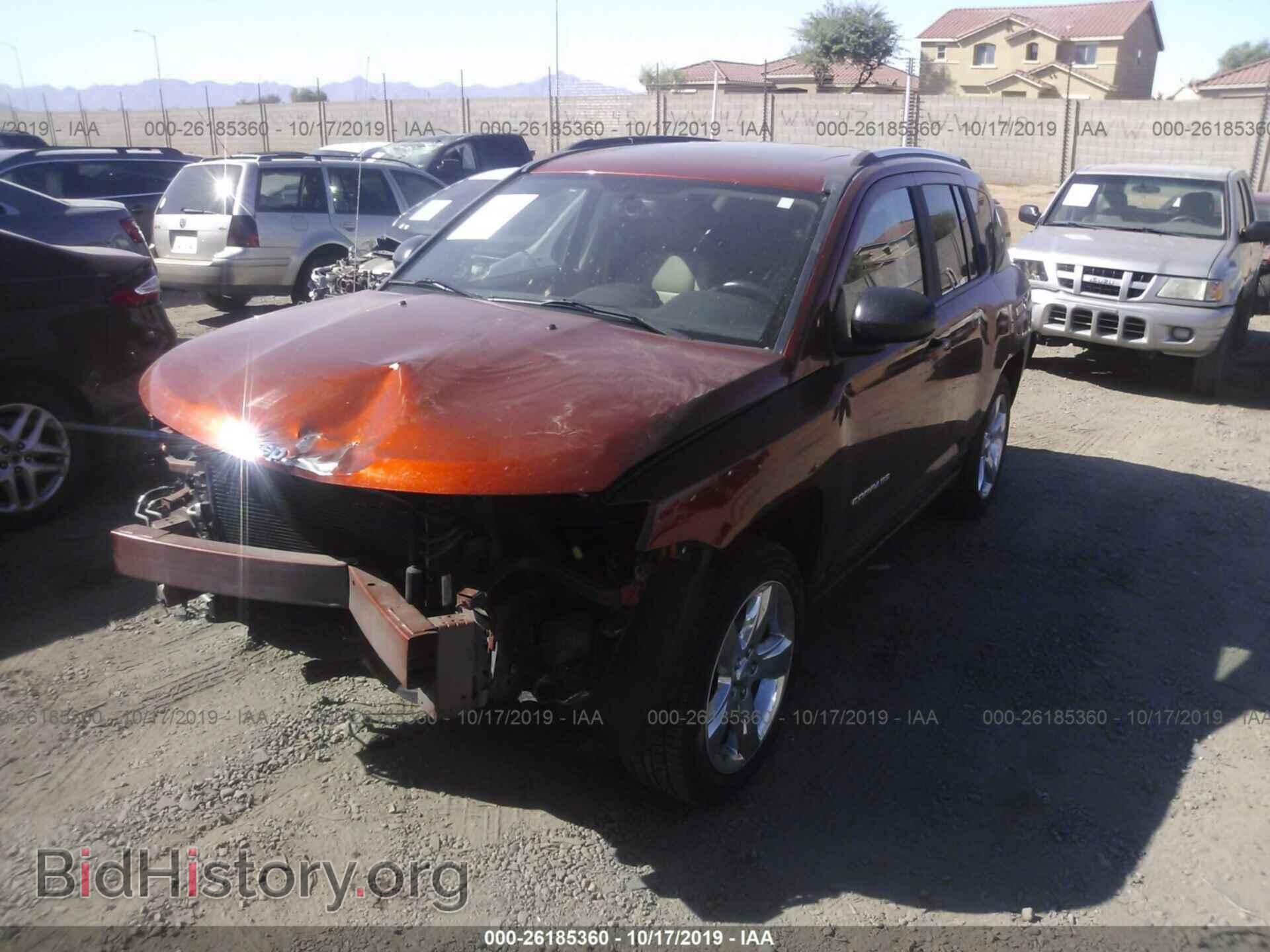 2012 JEEP COMPASS - VIN: 1C4NJDCB0CD599633 - Фото 2