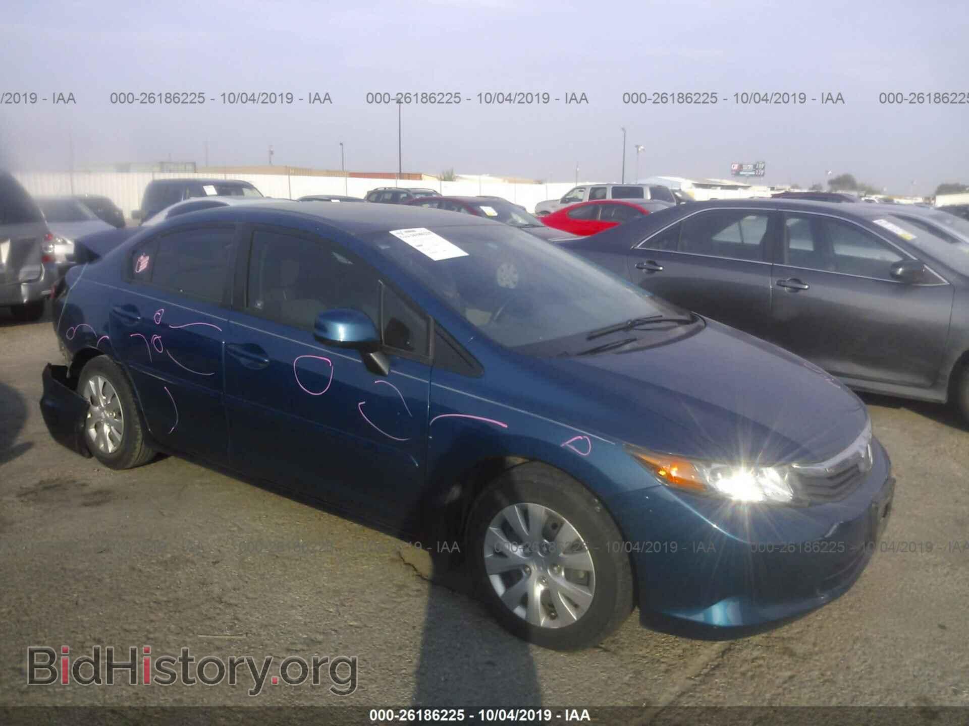 Фотография 2HGFB2F56CH582514 - HONDA CIVIC 2012