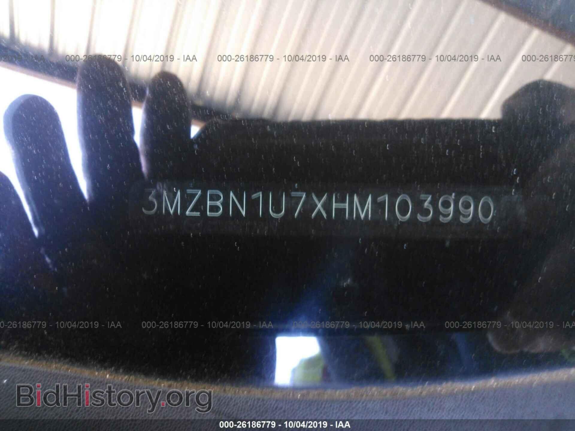 2017 MAZDA 3 - VIN: 3MZBN1U7XHM103990 - Фото 9