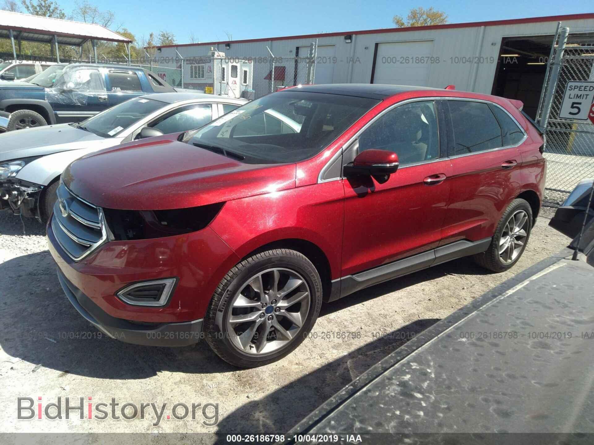 2015 FORD EDGE - VIN: 2FMTK3K85FBC05506 - Фото 2