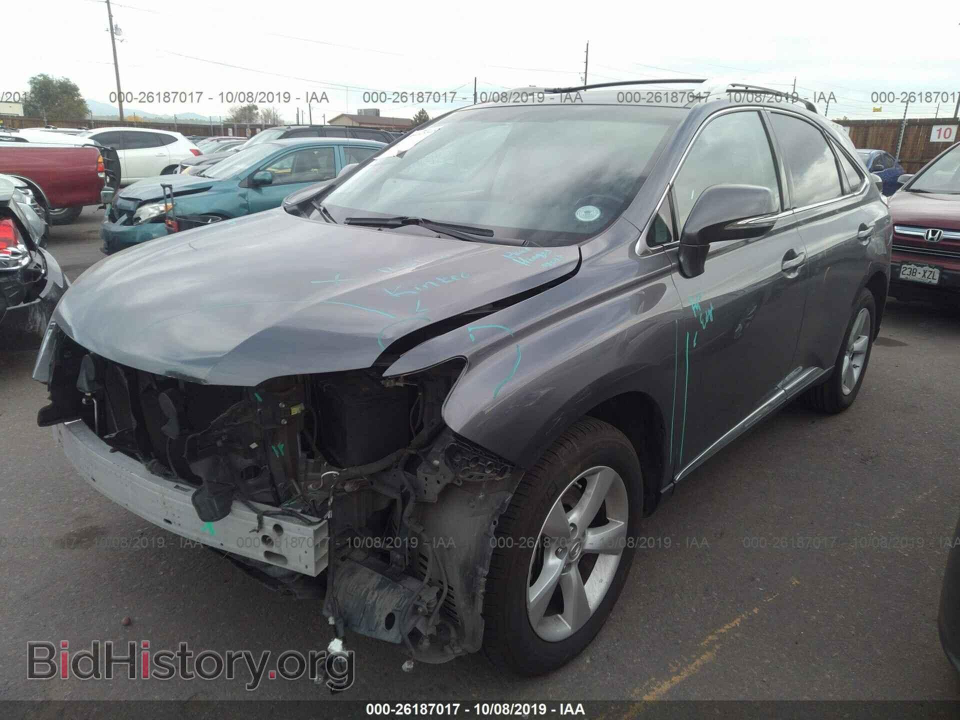 2014 LEXUS RX - VIN: 2T2BK1BA6EC241052 - Фото 2