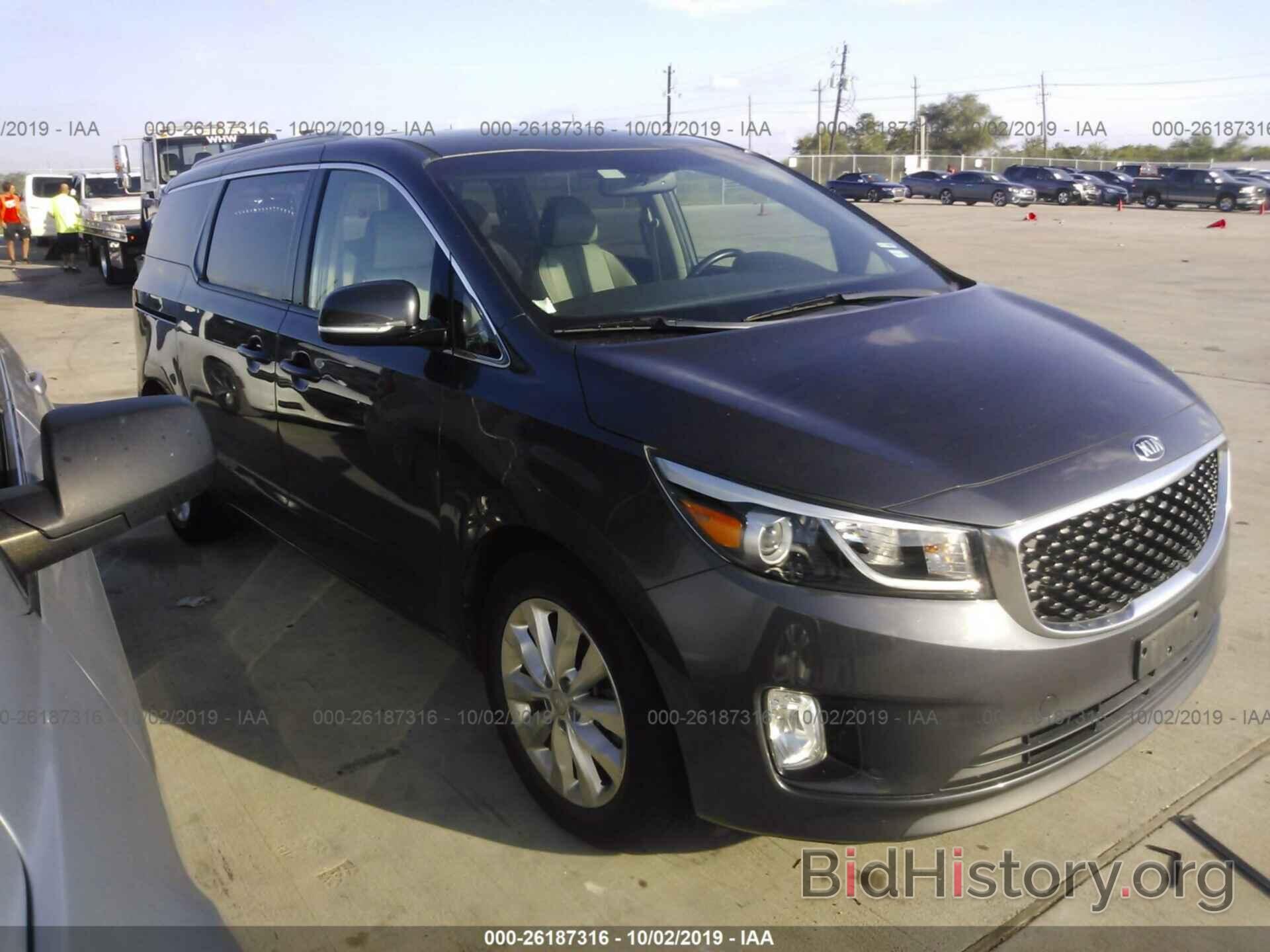 Photo KNDMC5C10G6168898 - KIA SEDONA 2016