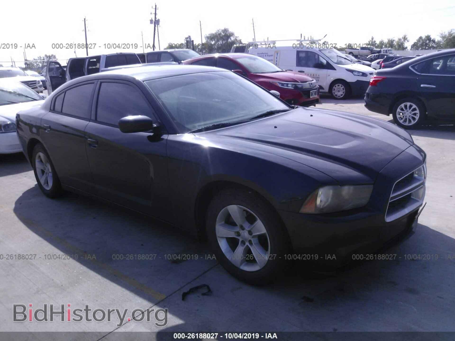 Photo 2C3CDXBG0CH302381 - DODGE CHARGER 2012