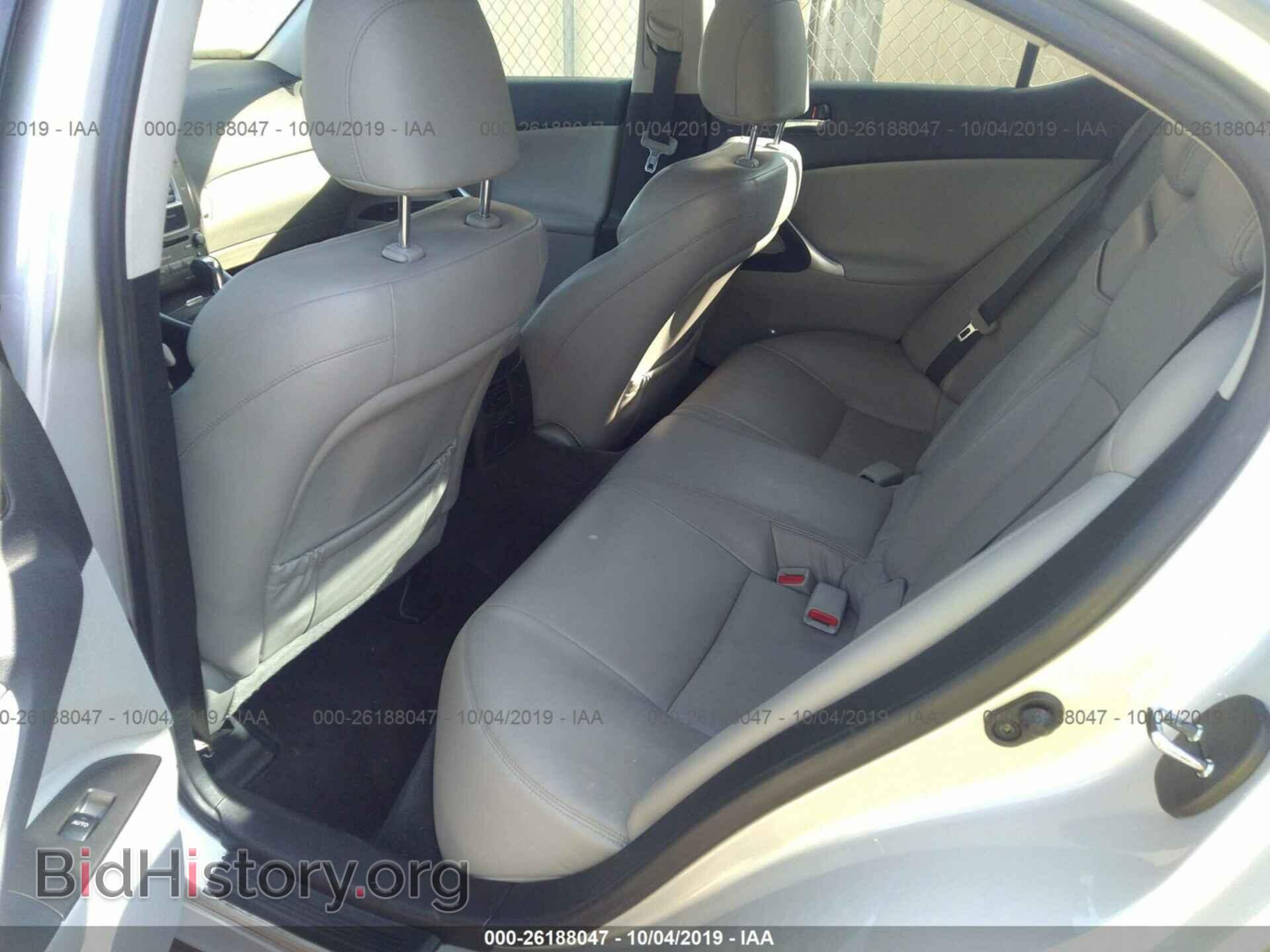 2008 LEXUS IS - VIN: JTHBK262582064380 - Фото 8